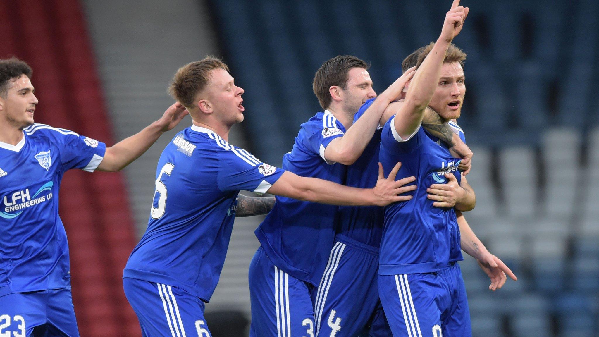 Rory McAllister opened the scoring with a fine free-kick