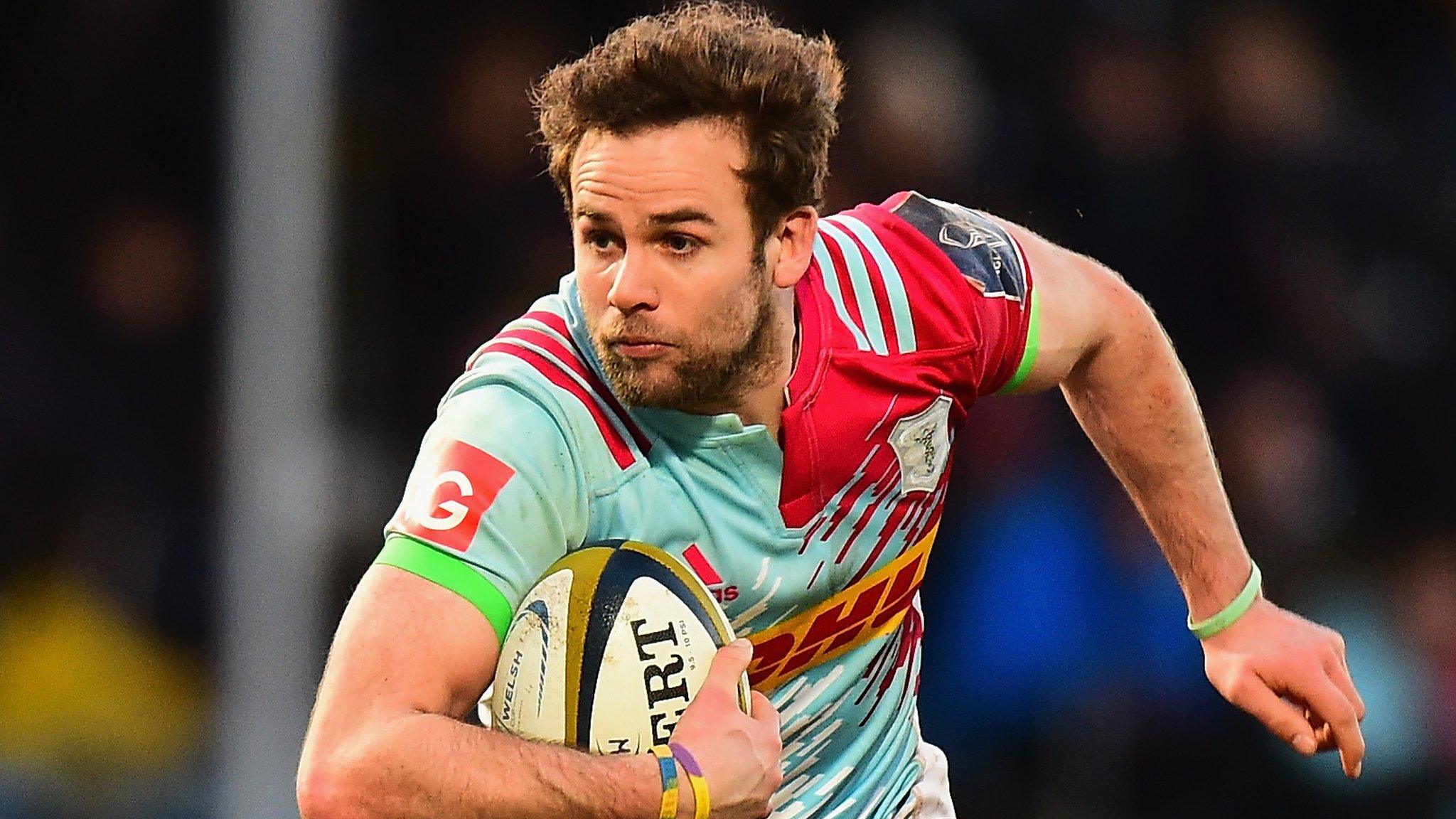 Ruaridh Jackson in action for Harlequins