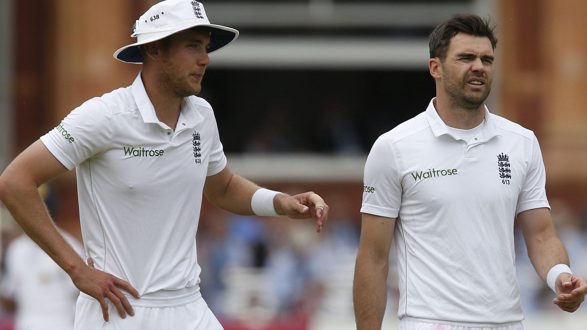 James Anderson and Stuart Broad