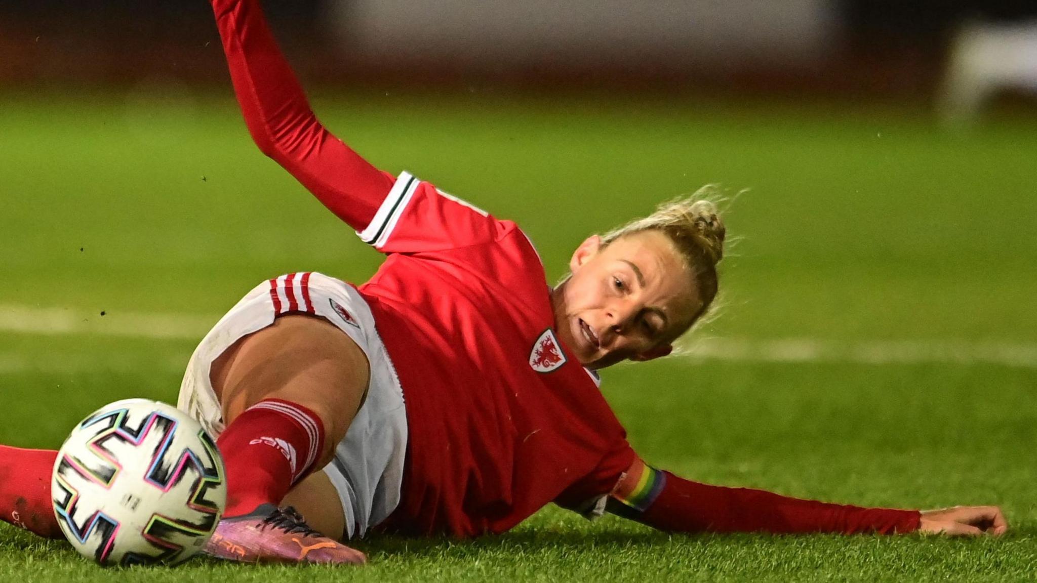 Chelsea midfielder Sophie Ingle is one of a few select players to win more than 100 caps for Wales