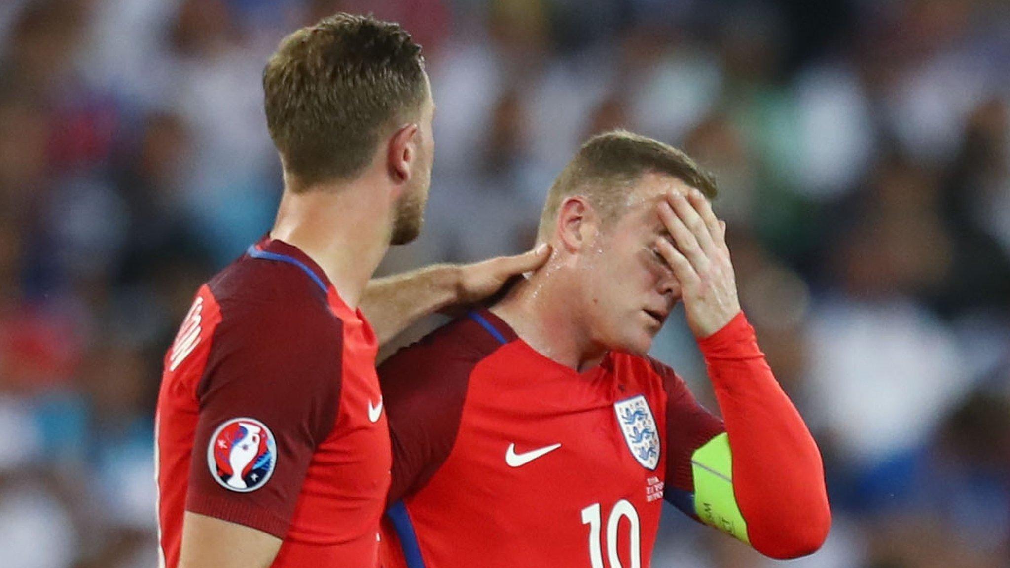 Jordan Henderson and Wayne Rooney