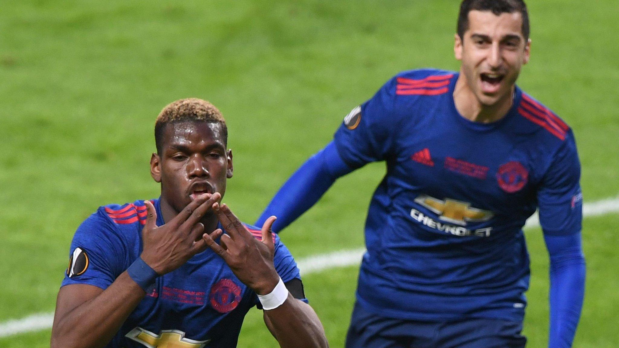 Paul Pogba and Henrikh Mkhitaryan