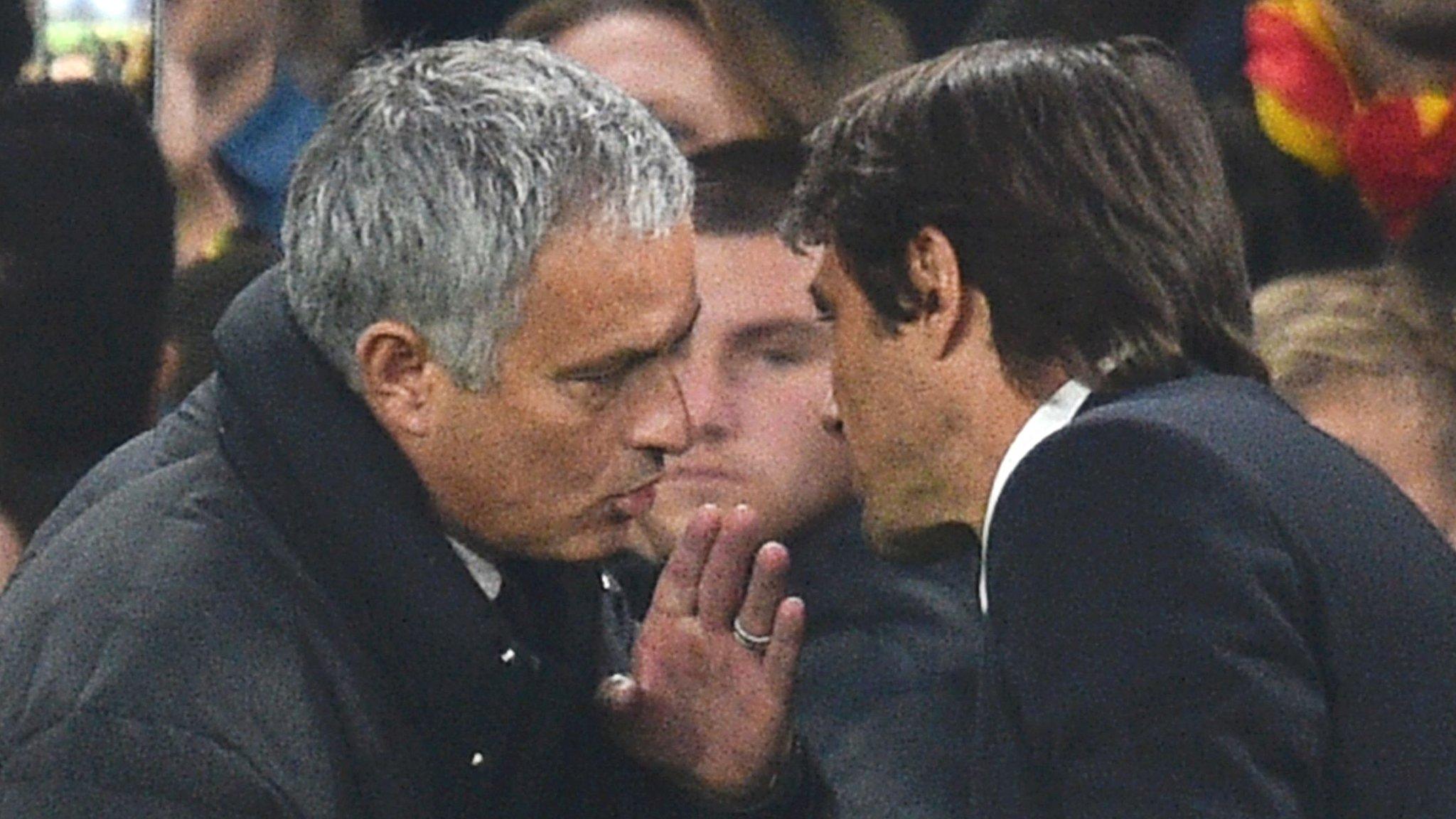 Jose Mourinho and Antonio Conte