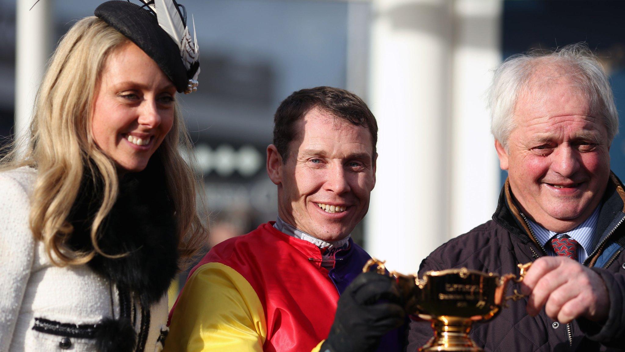 Colin Tizzard & Richard Johnson with the Gold Cup