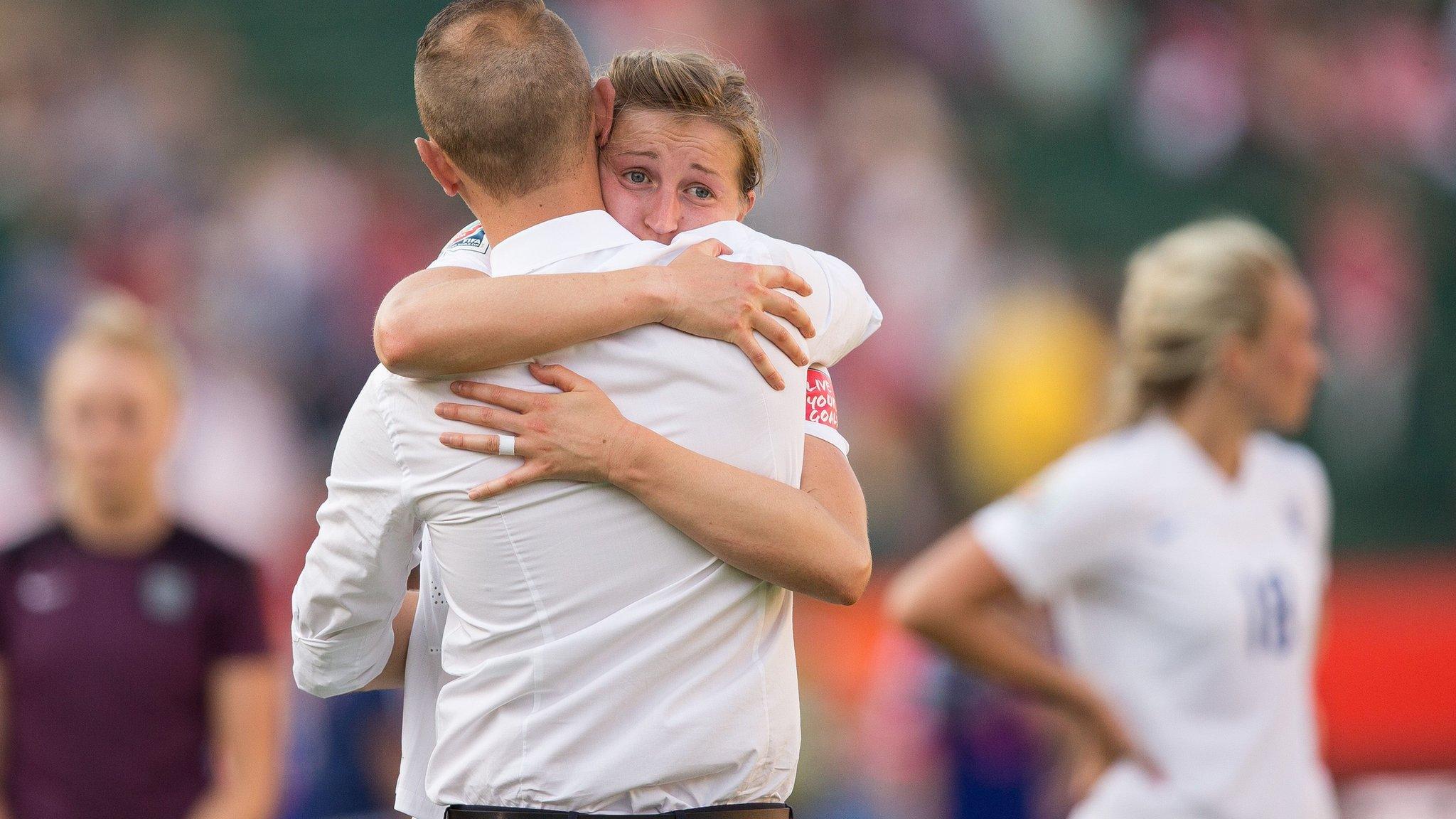 Mark Sampson and Ellen White