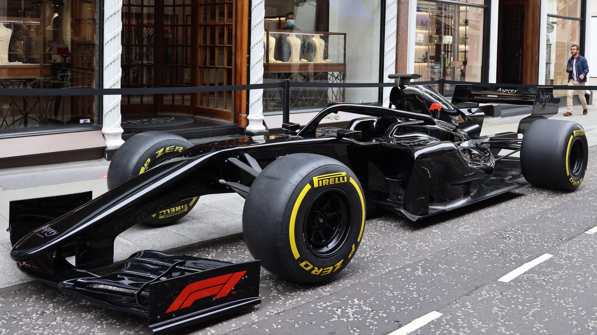 F1 car in London