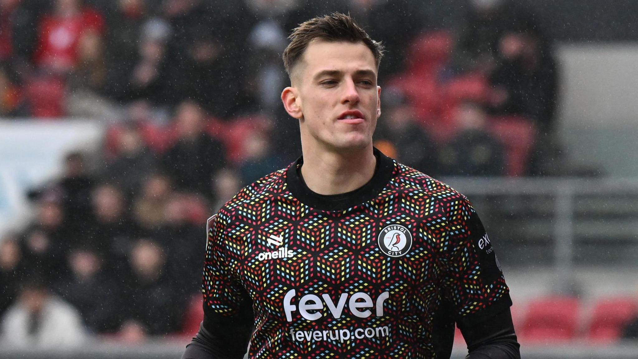 Radek Vitek standing on the pitch during a match