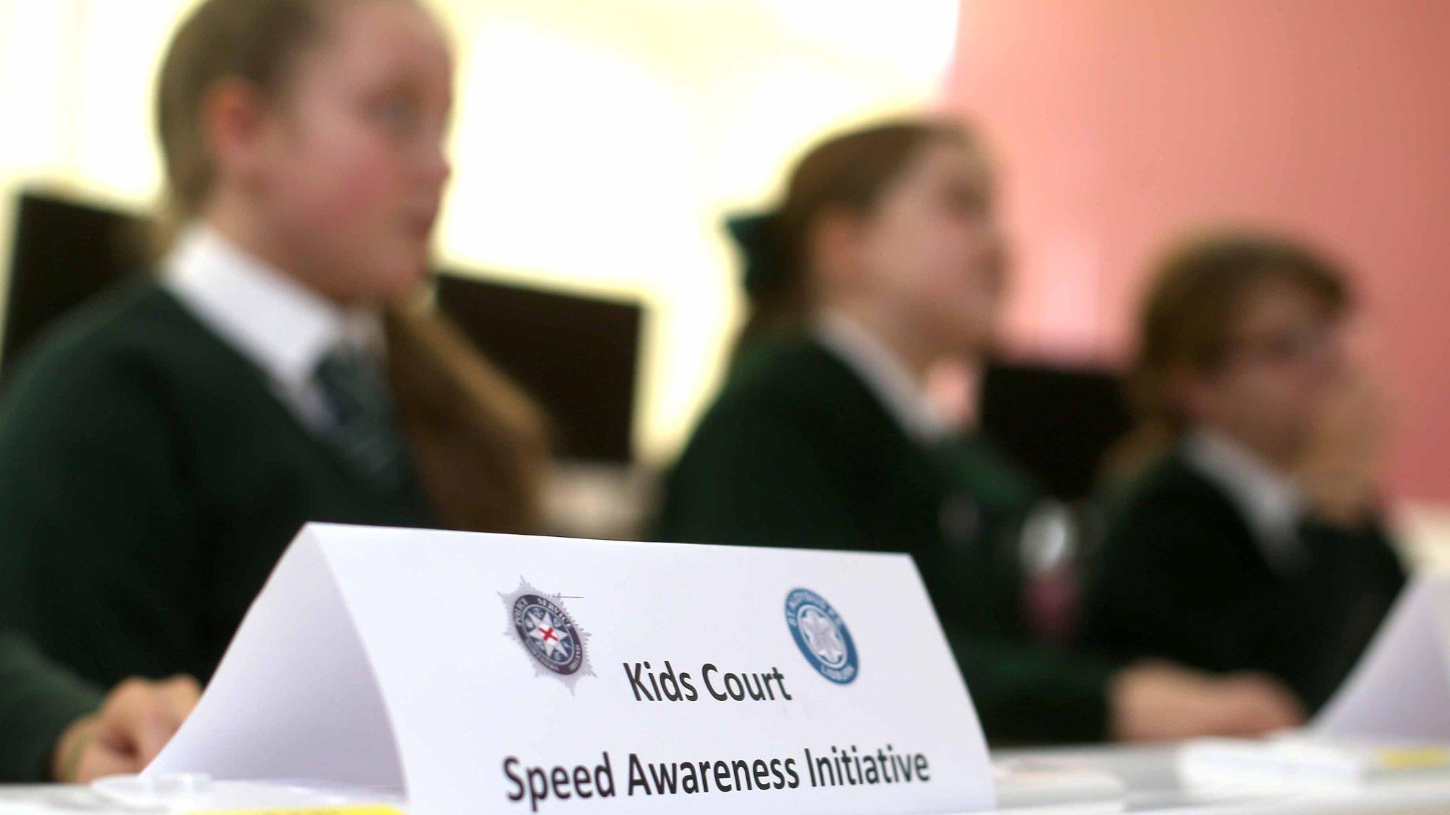 Kid's Court at St Aloysius Primary School in Lisburn