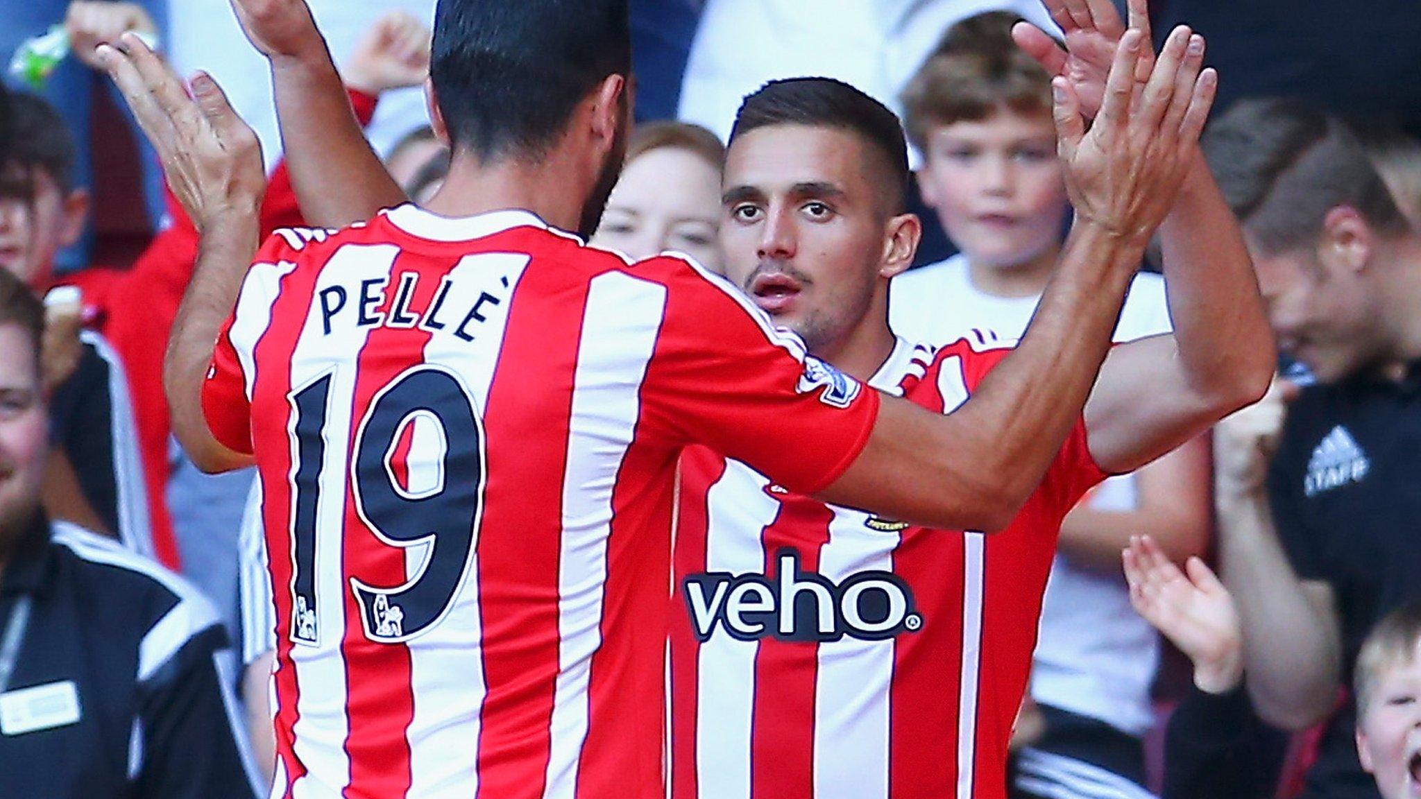 Graziano Pelle and Dusan Tadic