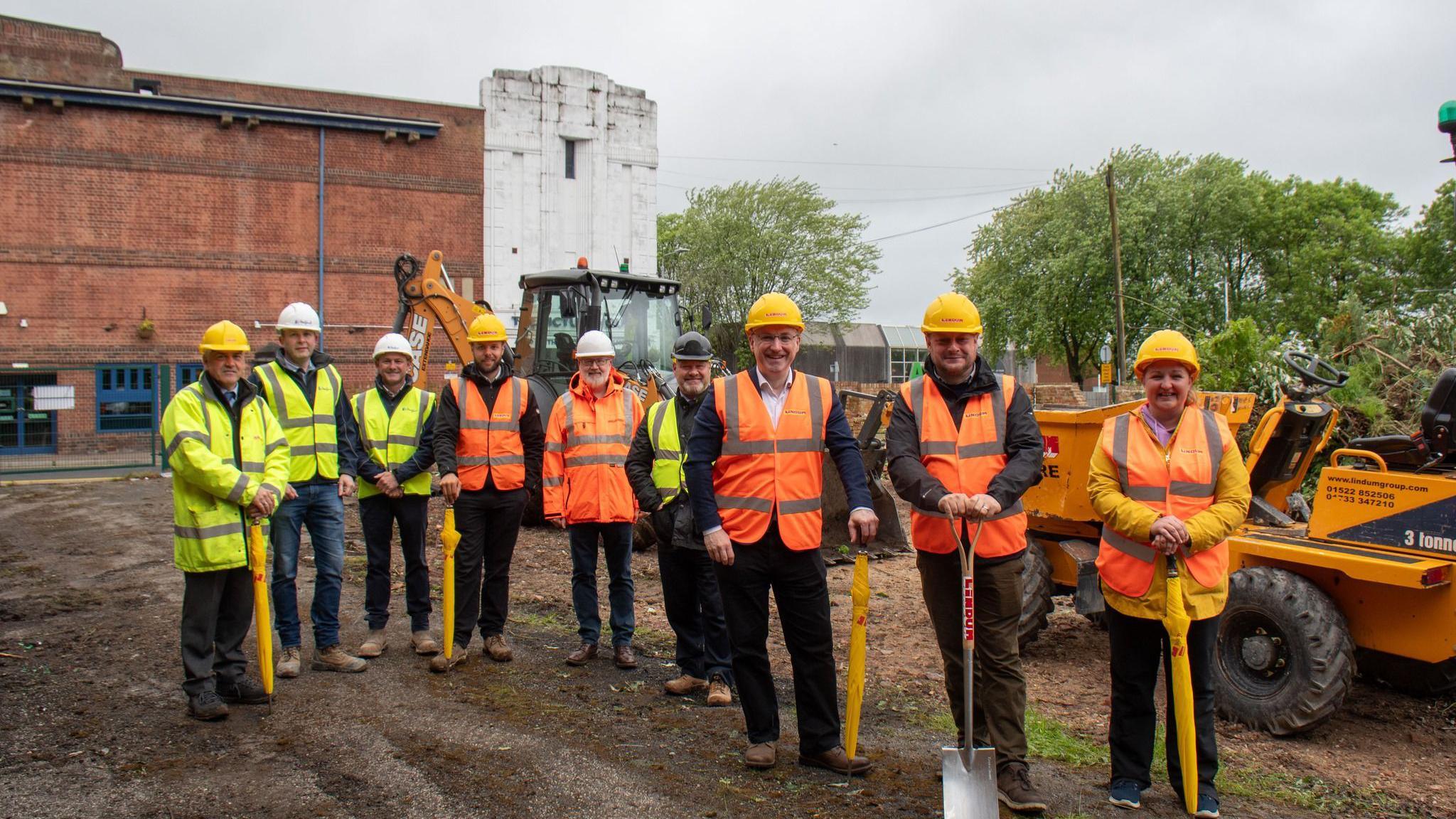 Breaking ground publicity shot