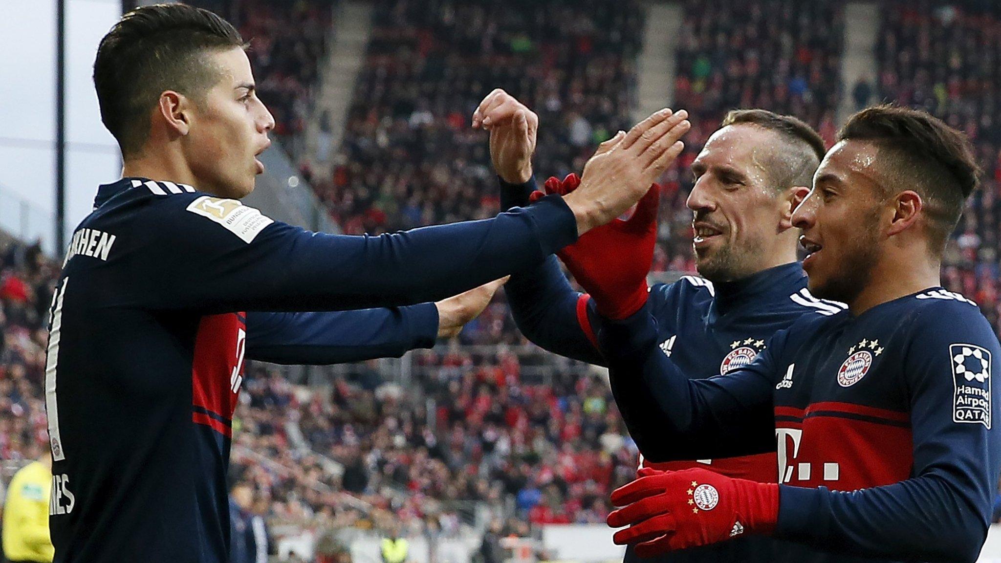 Bayern Munich celebrate