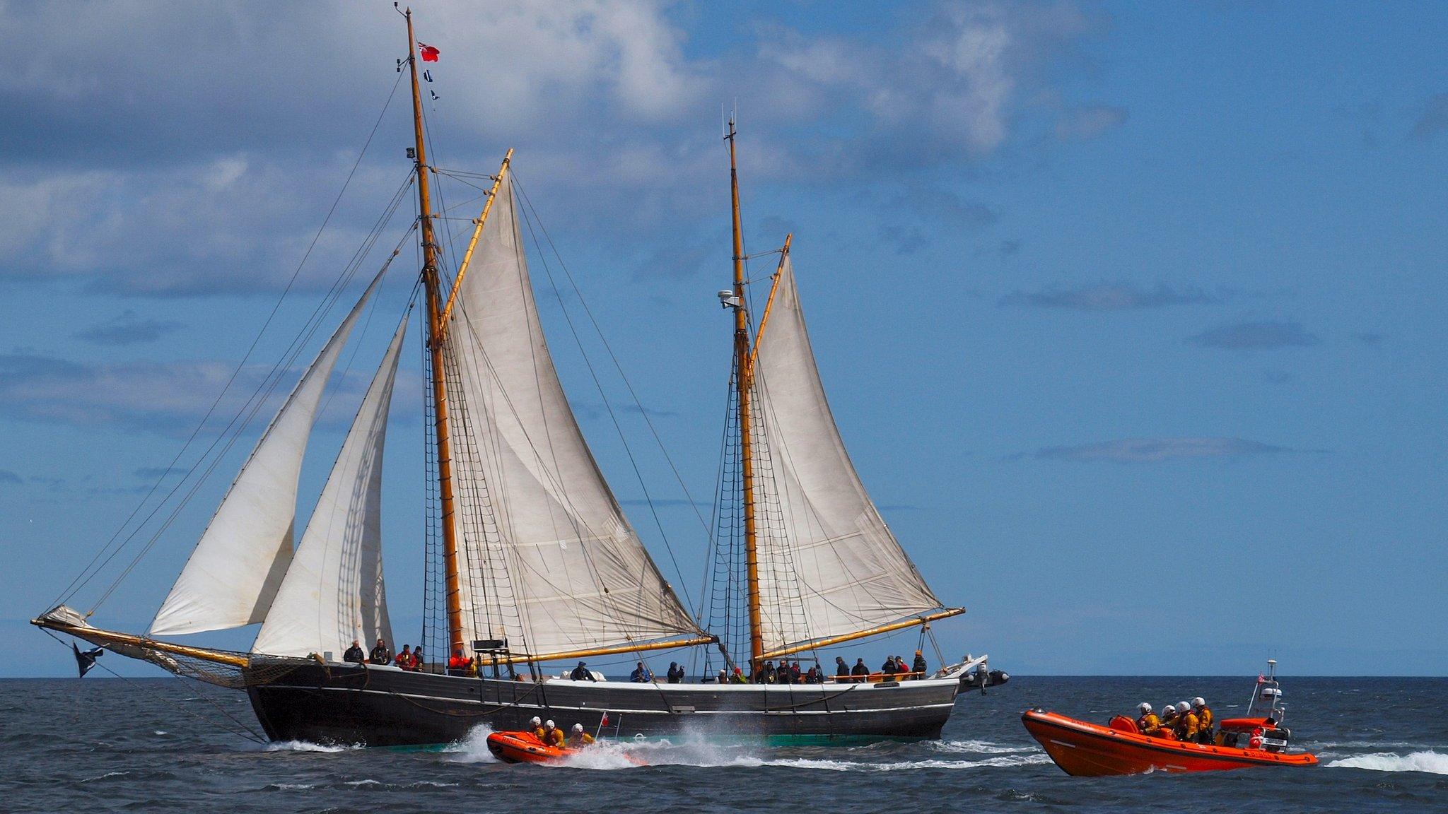 Williams II at sea