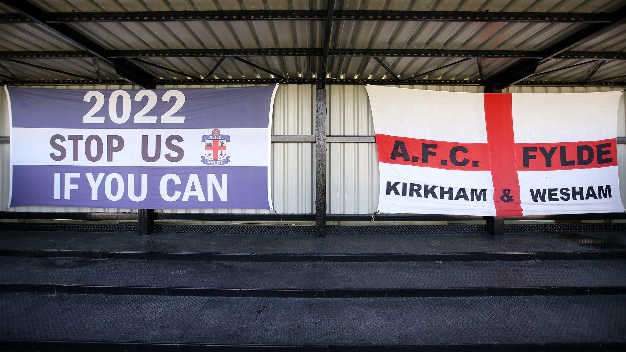 Banners at AFC Fylde