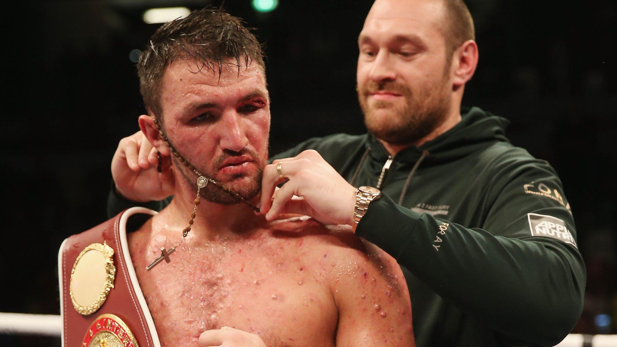 Hughie and Tyson Fury