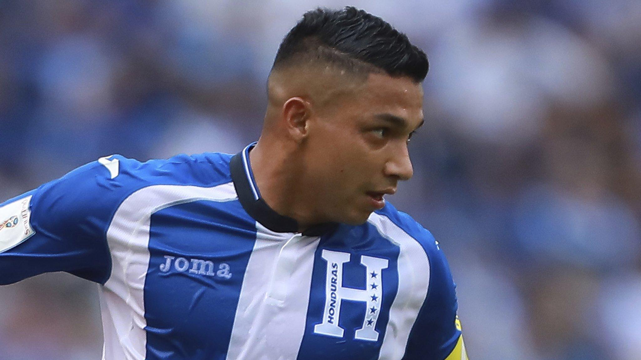 Emilio Izaguirre in action for Honduras