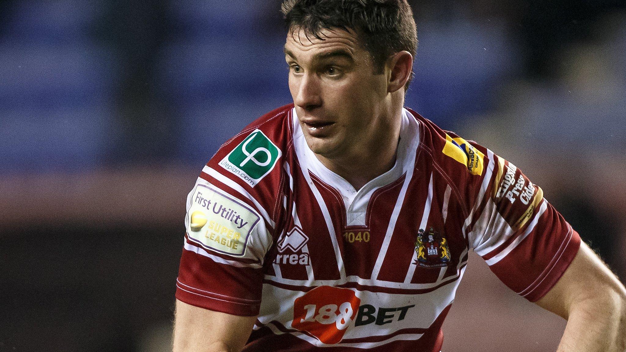 Matty Smith in action for Wigan Warriors