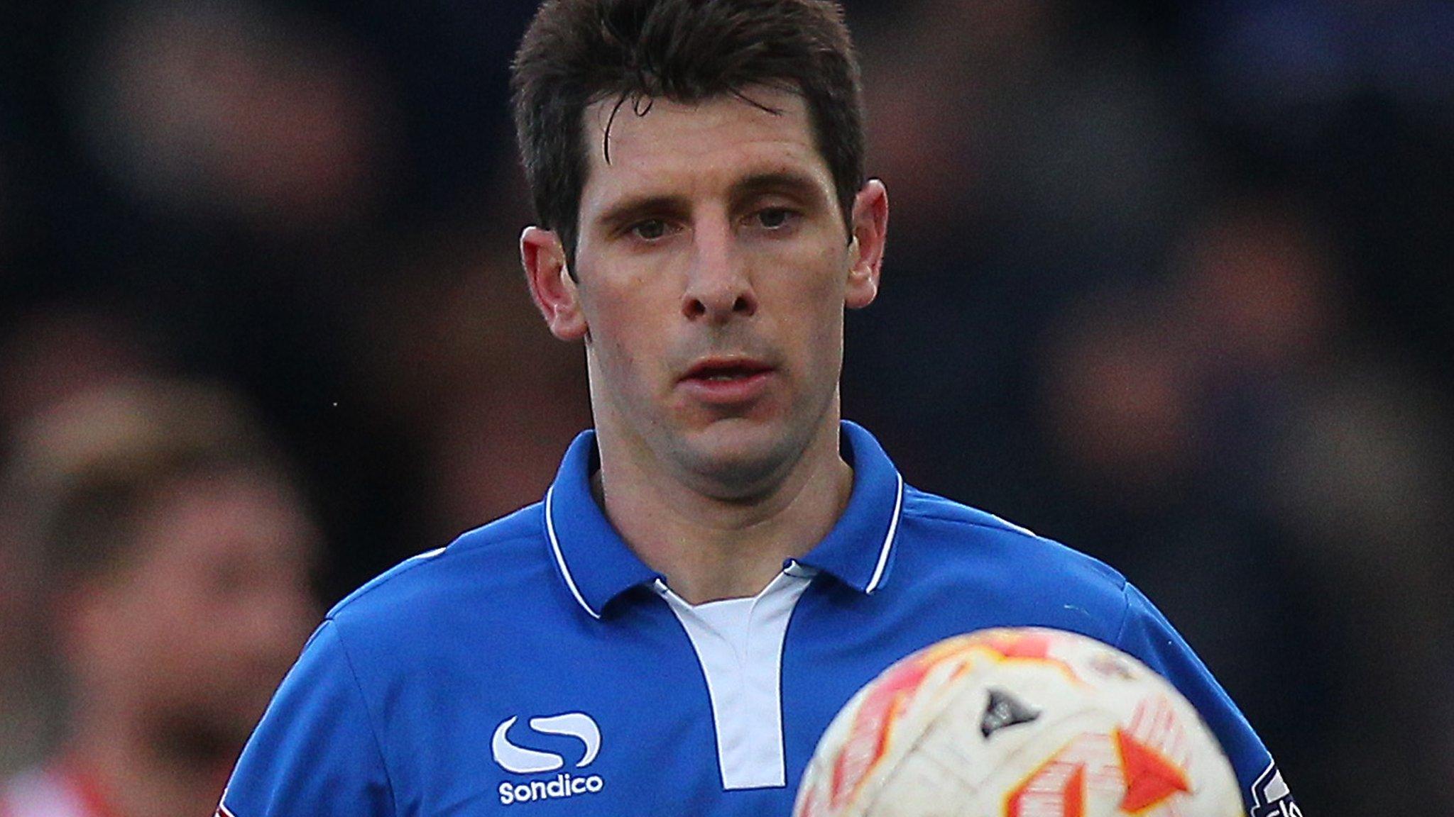 Portsmouth midfielder Danny Hollands