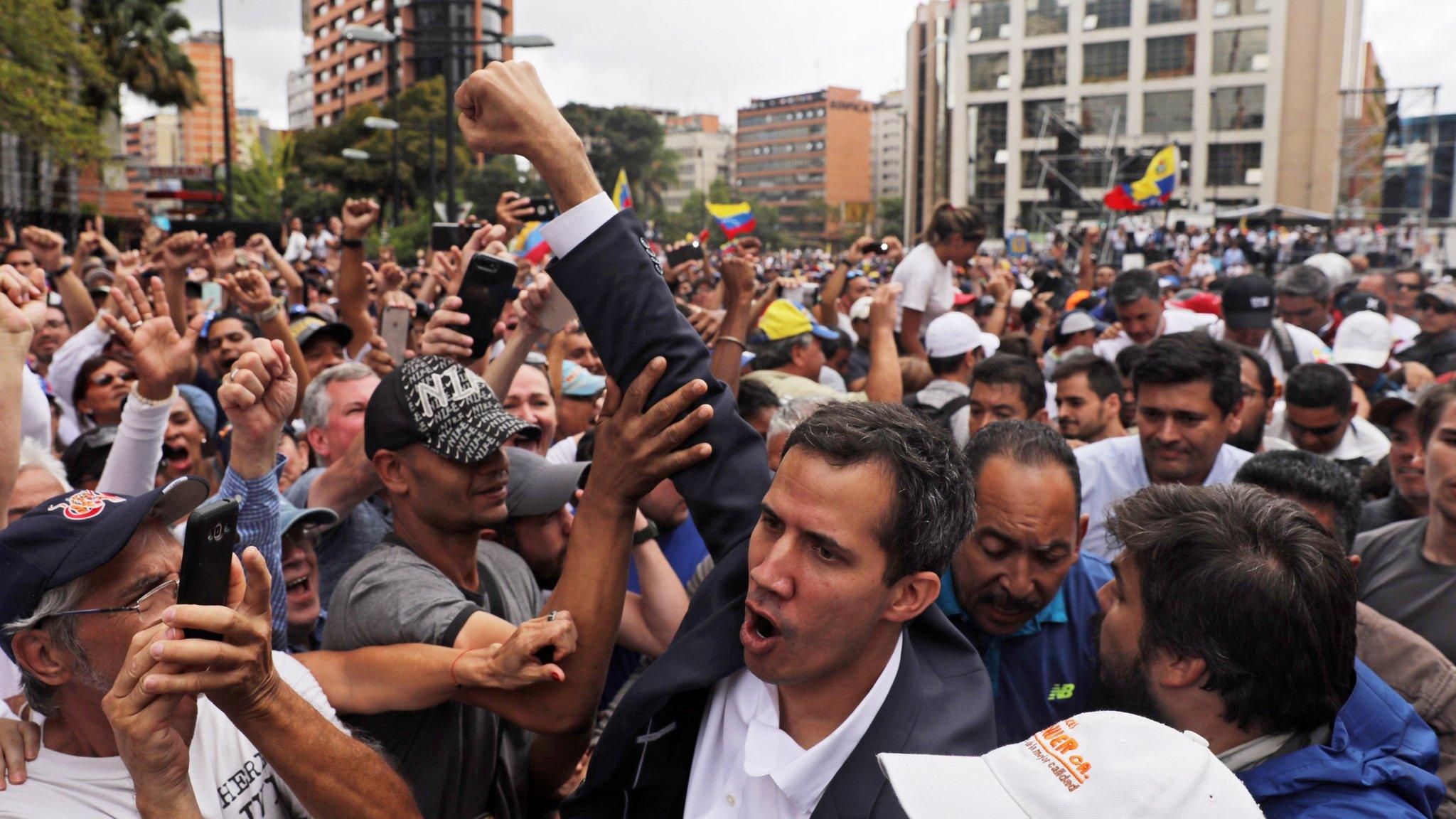 Venezuela"s National Assembly head Juan Guaido