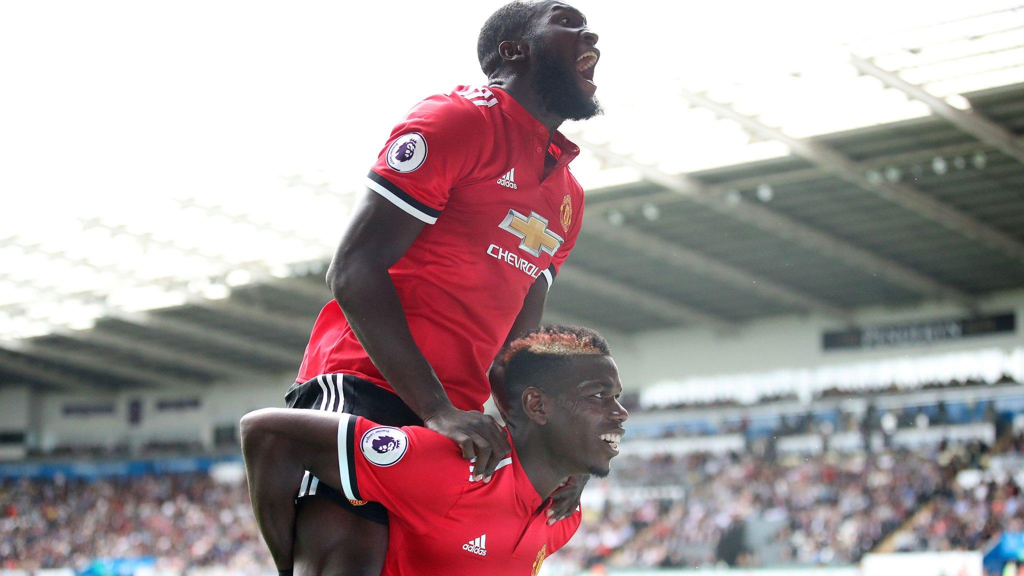 Paul Pogba and Romelu Lukaku