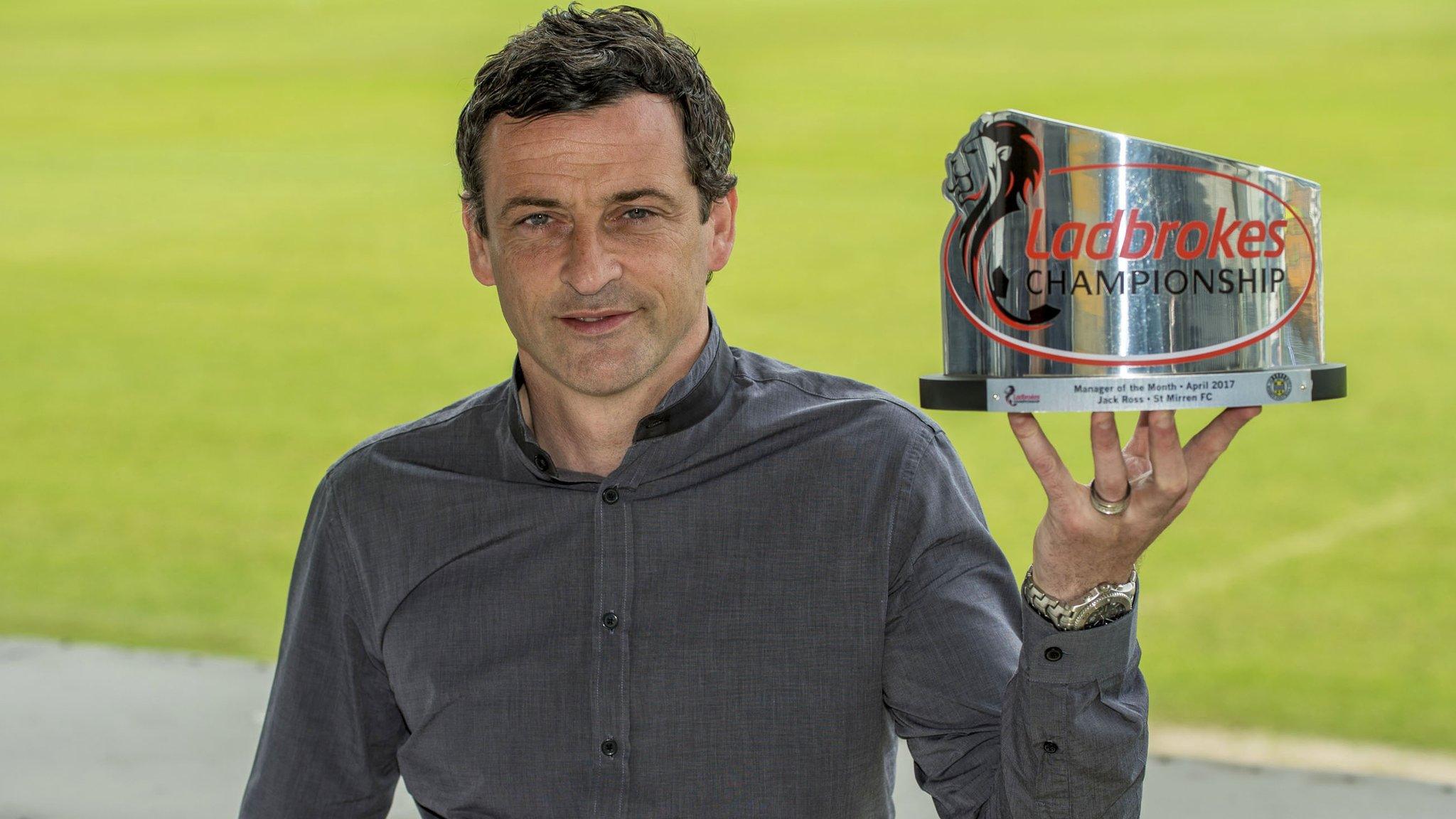 St Mirren boss Jack Ross