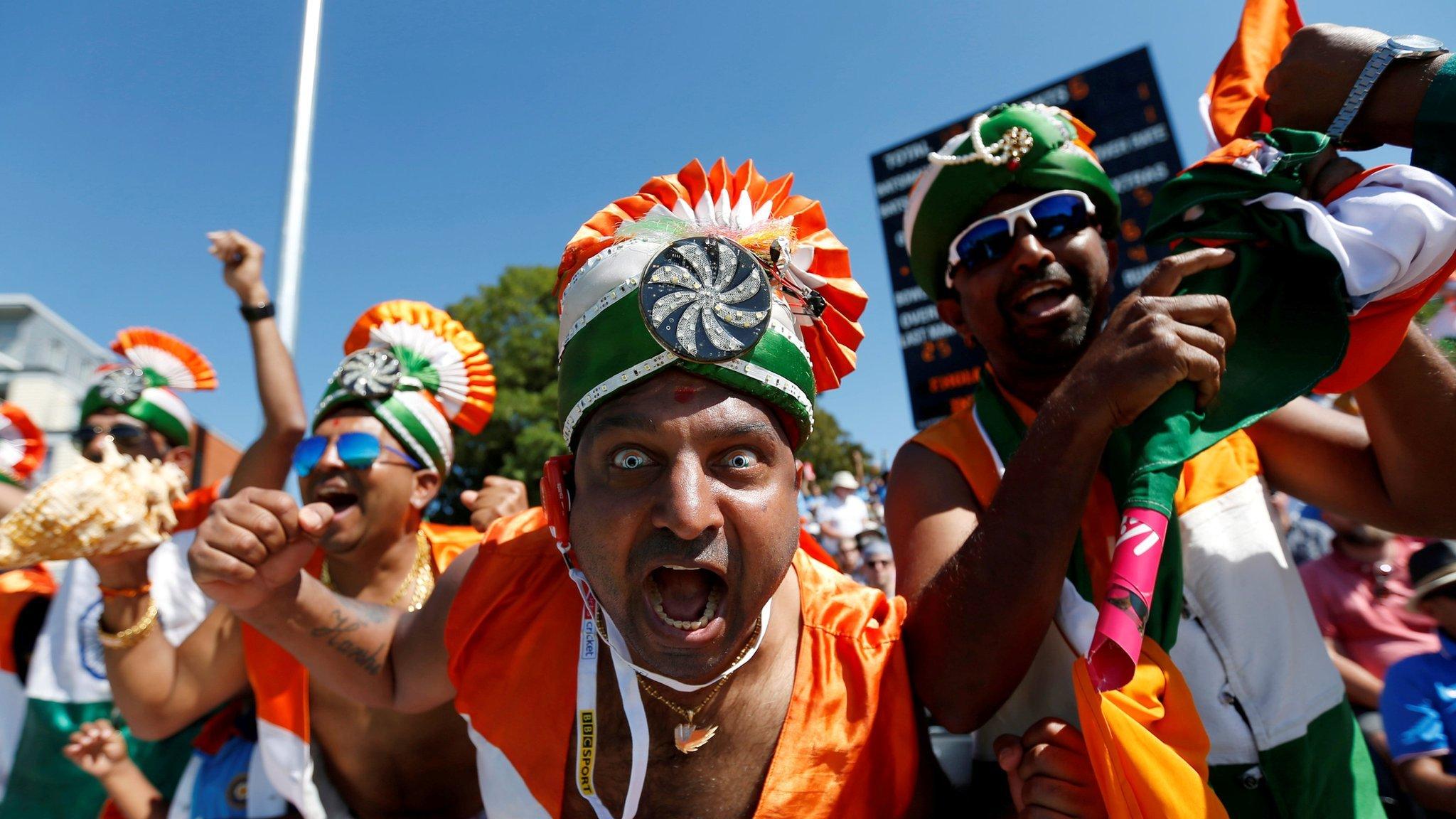 India cricket fans in England