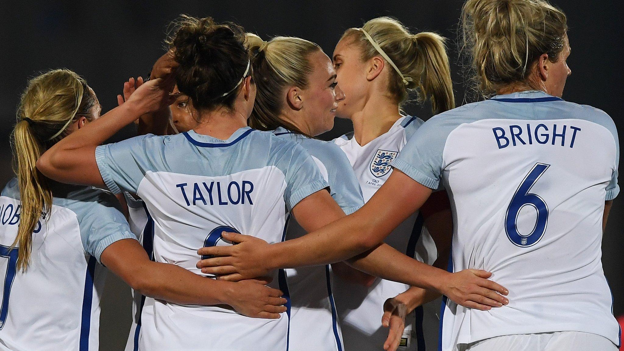 England celebrate