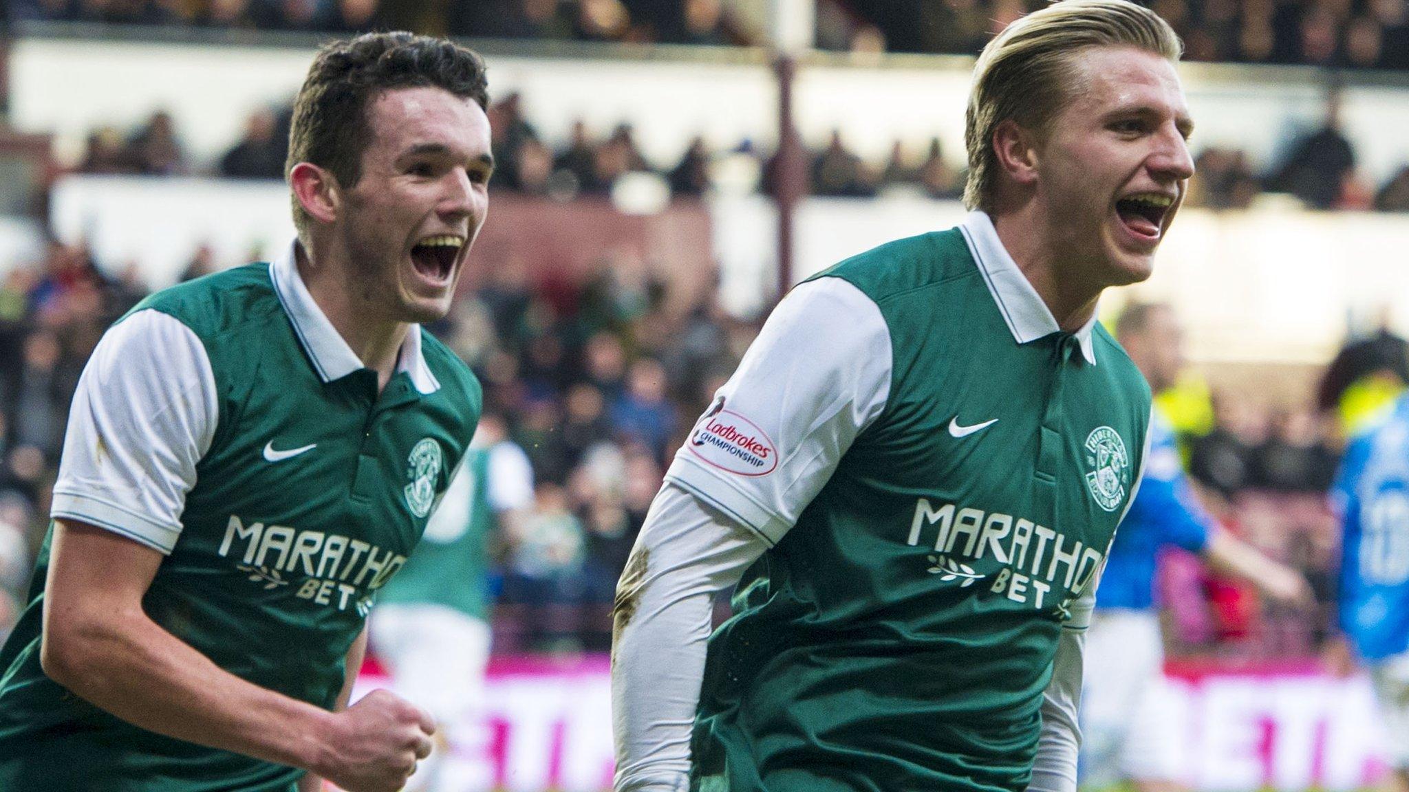 John McGinn and Jason Cummings scored for Hibs