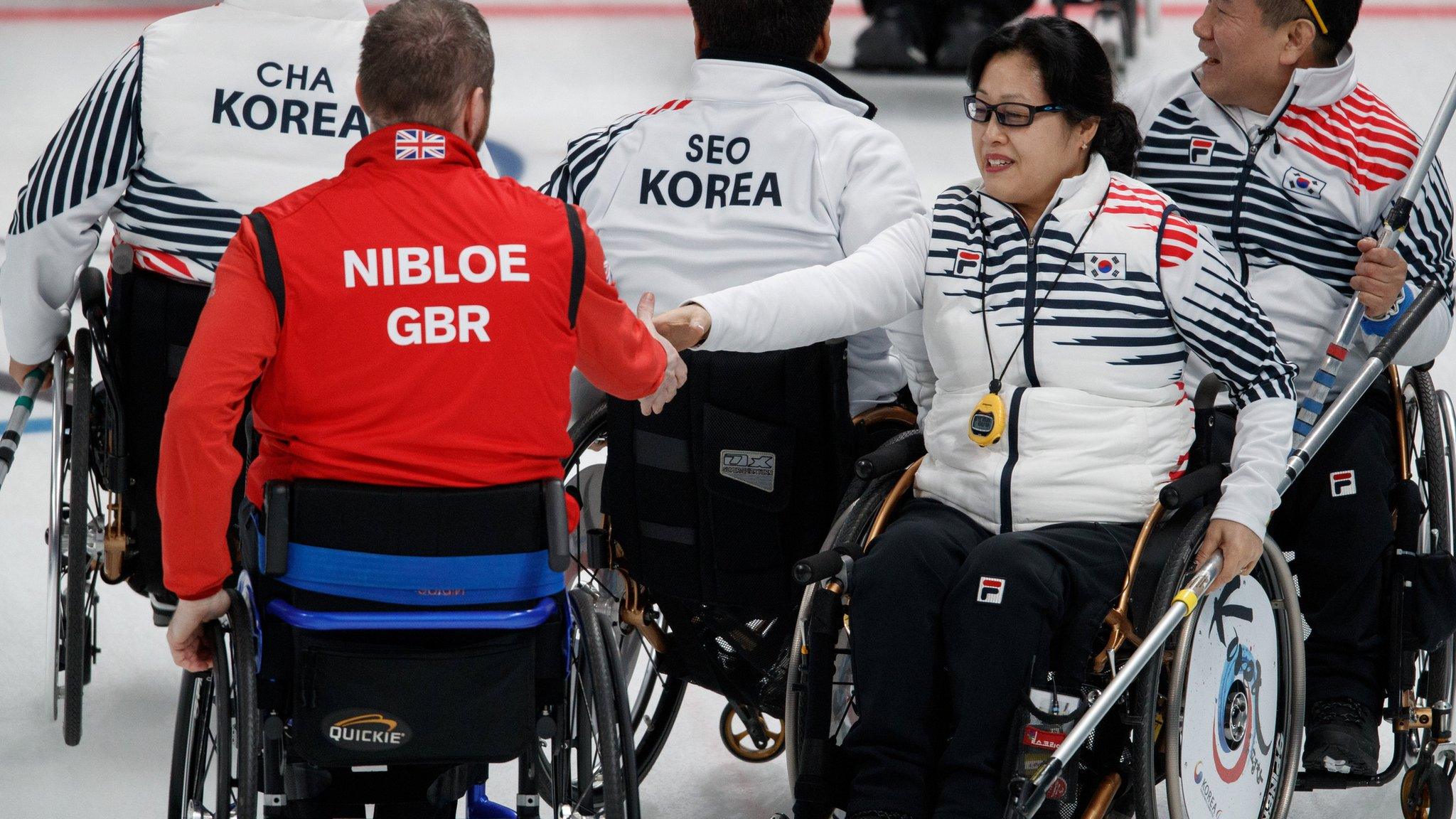 Great Britain v South Korea wheelchair curling