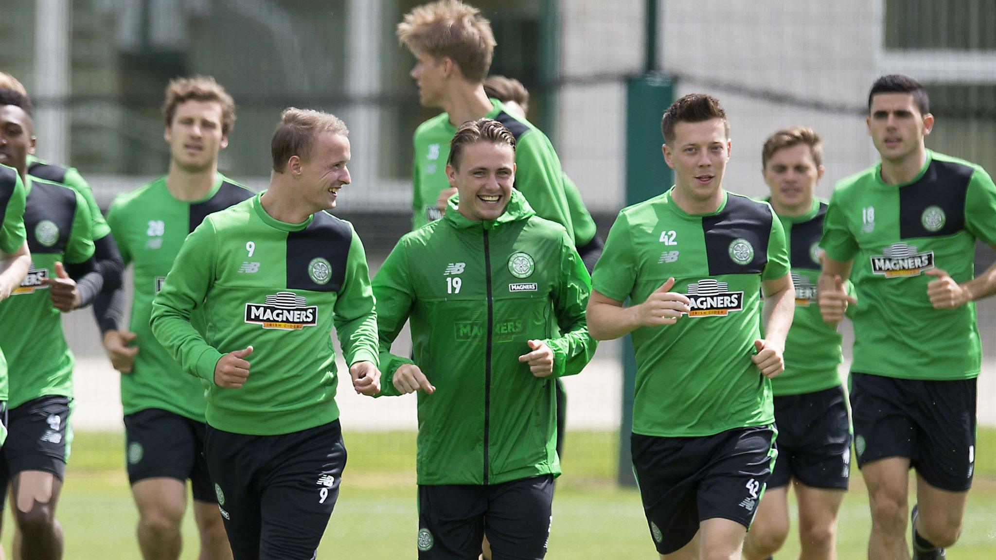 Celtic returned to training on Monday