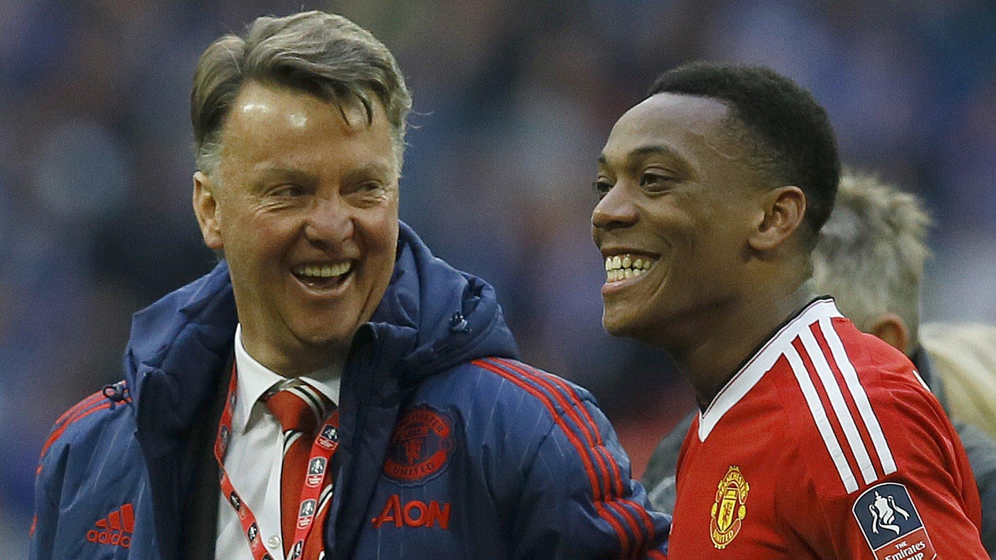 Louis Van Gaal and Anthony Martial