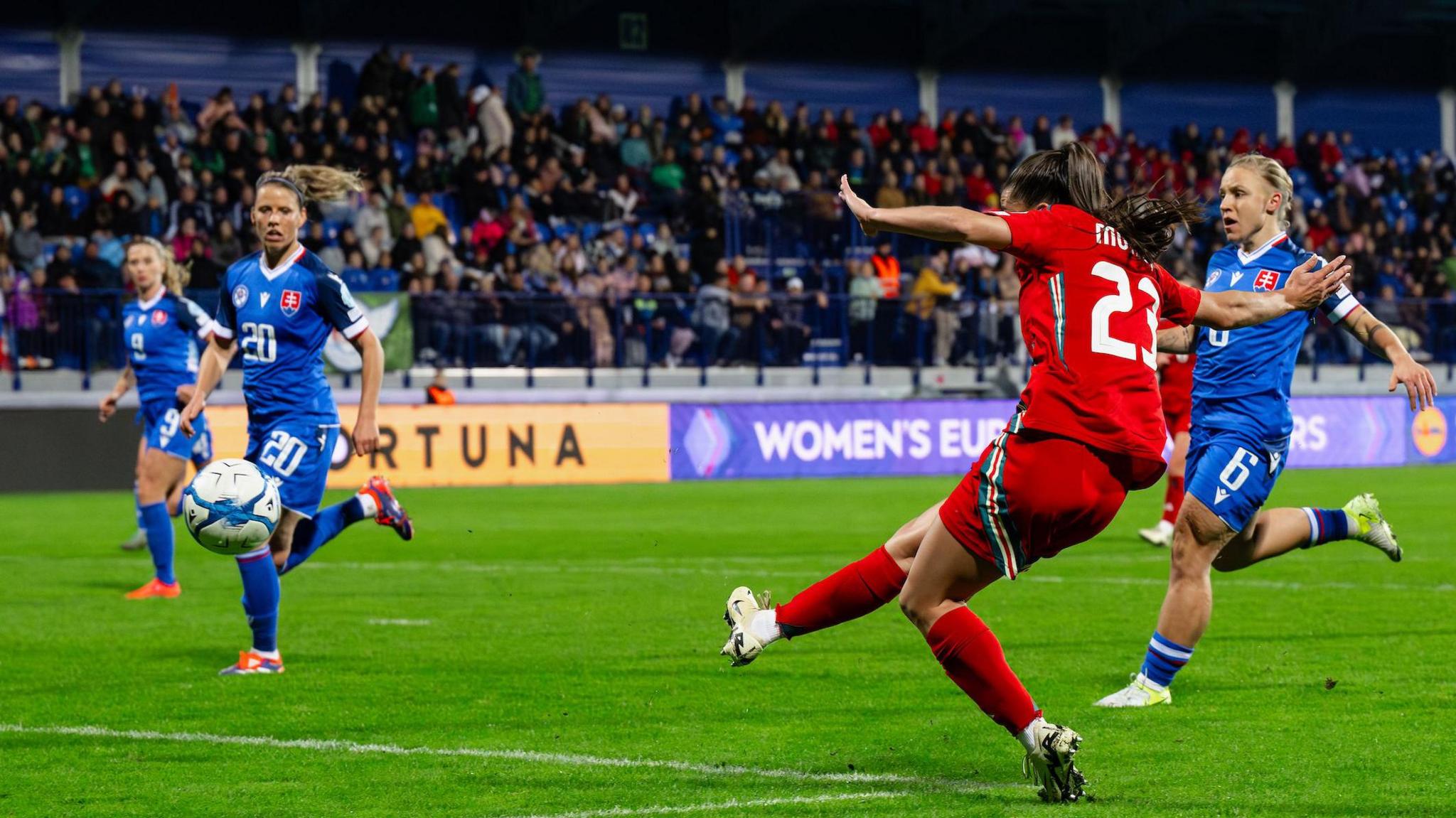 Ffion Morgan's late goal to reduce Wales' deficit against Slovakia to 2-1 could prove vital come Tuesday's second leg in Cardiff