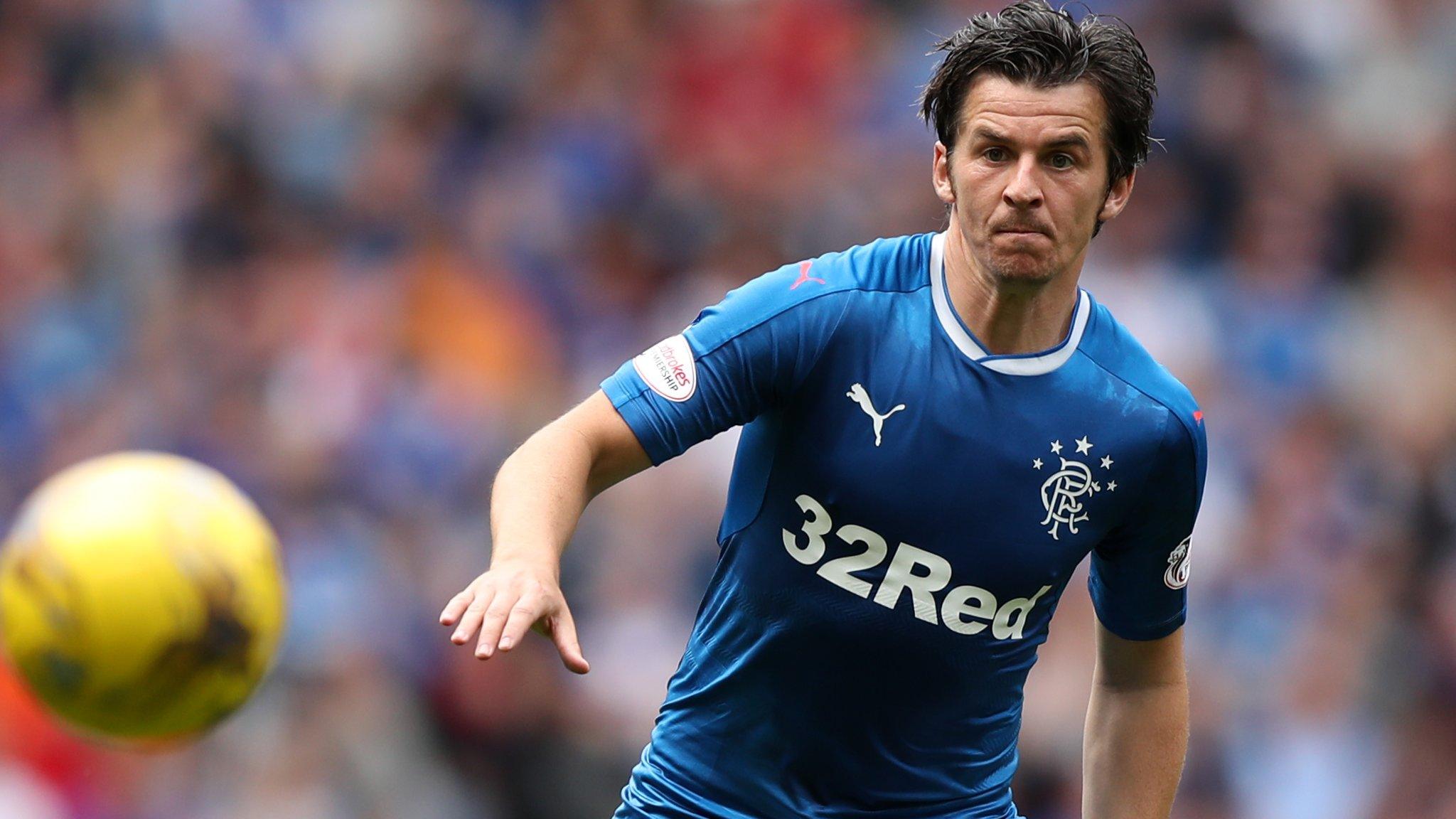 Rangers midfielder Joey Barton