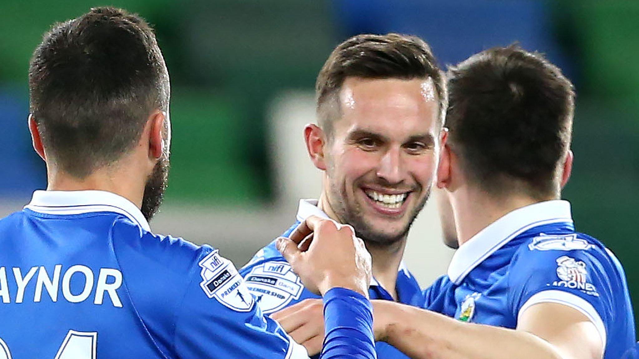 Andrew Waterworth gave Linfield the lead in the 14th minute