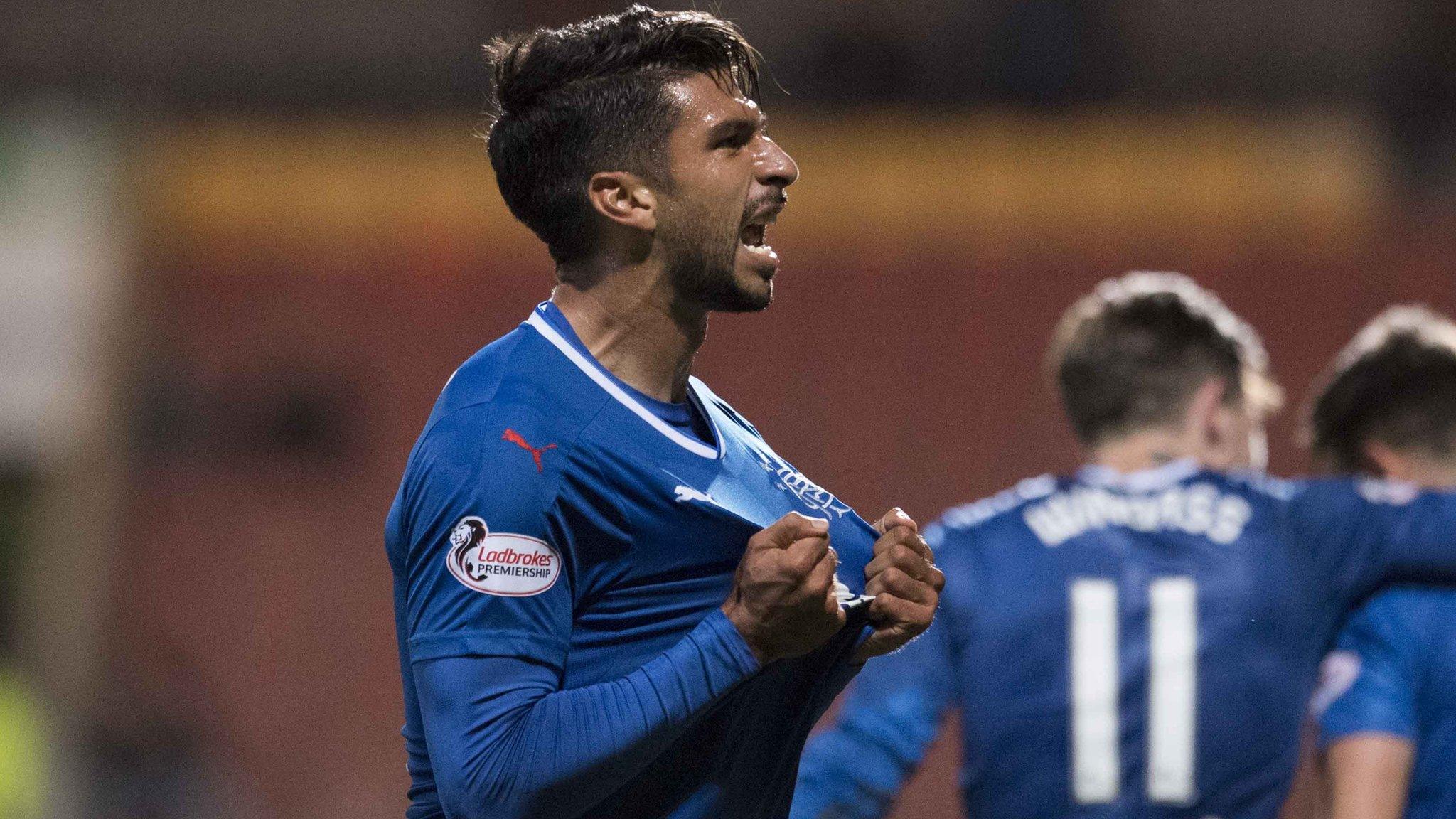 Rangers striker Eduardo Herrera