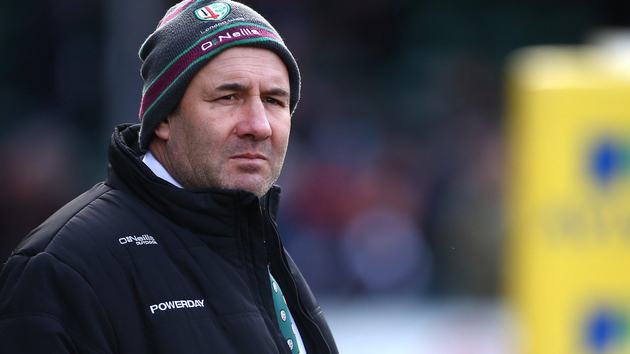 London Irish head coach Tom Coventry