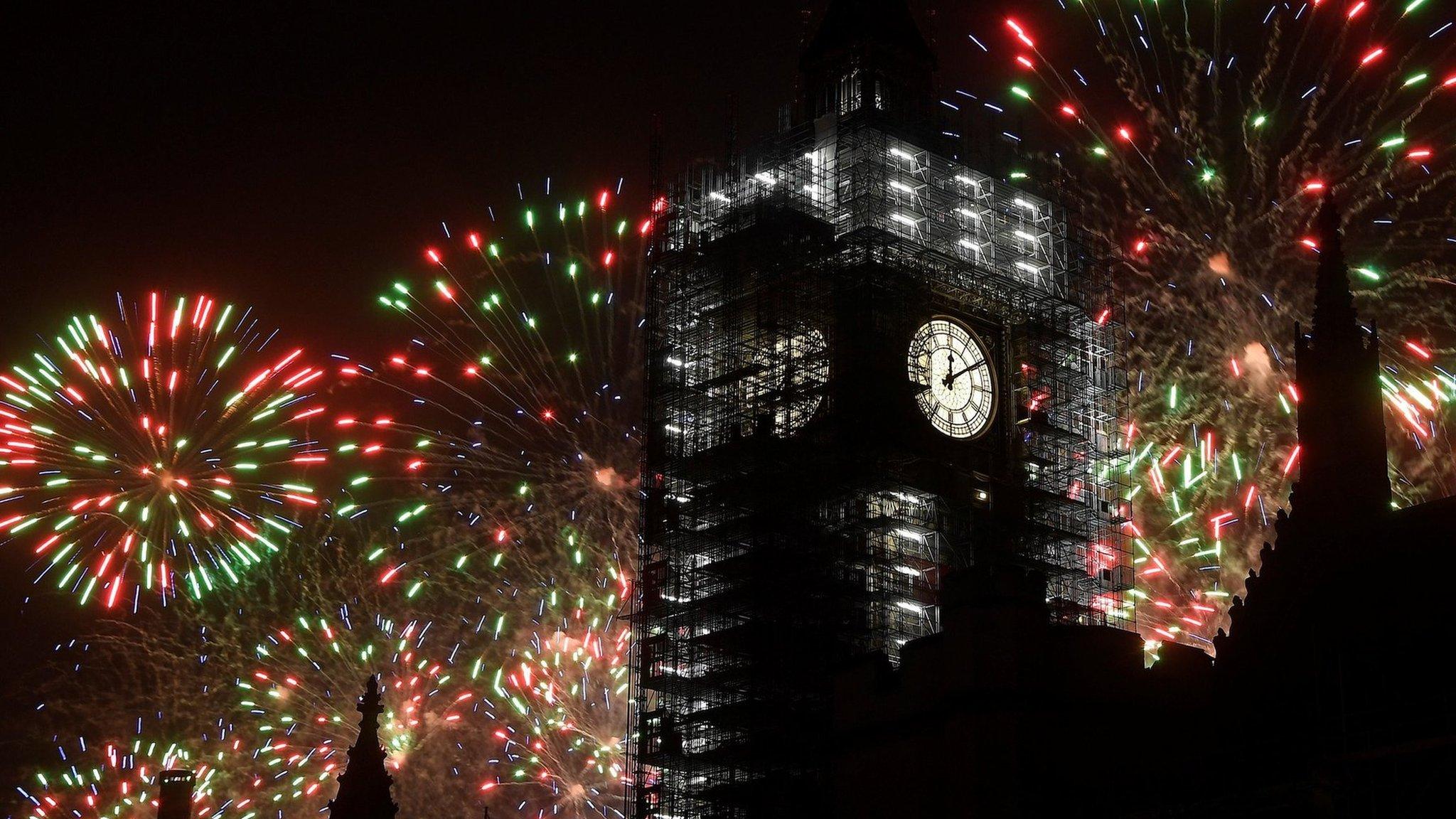 Fireworks in London