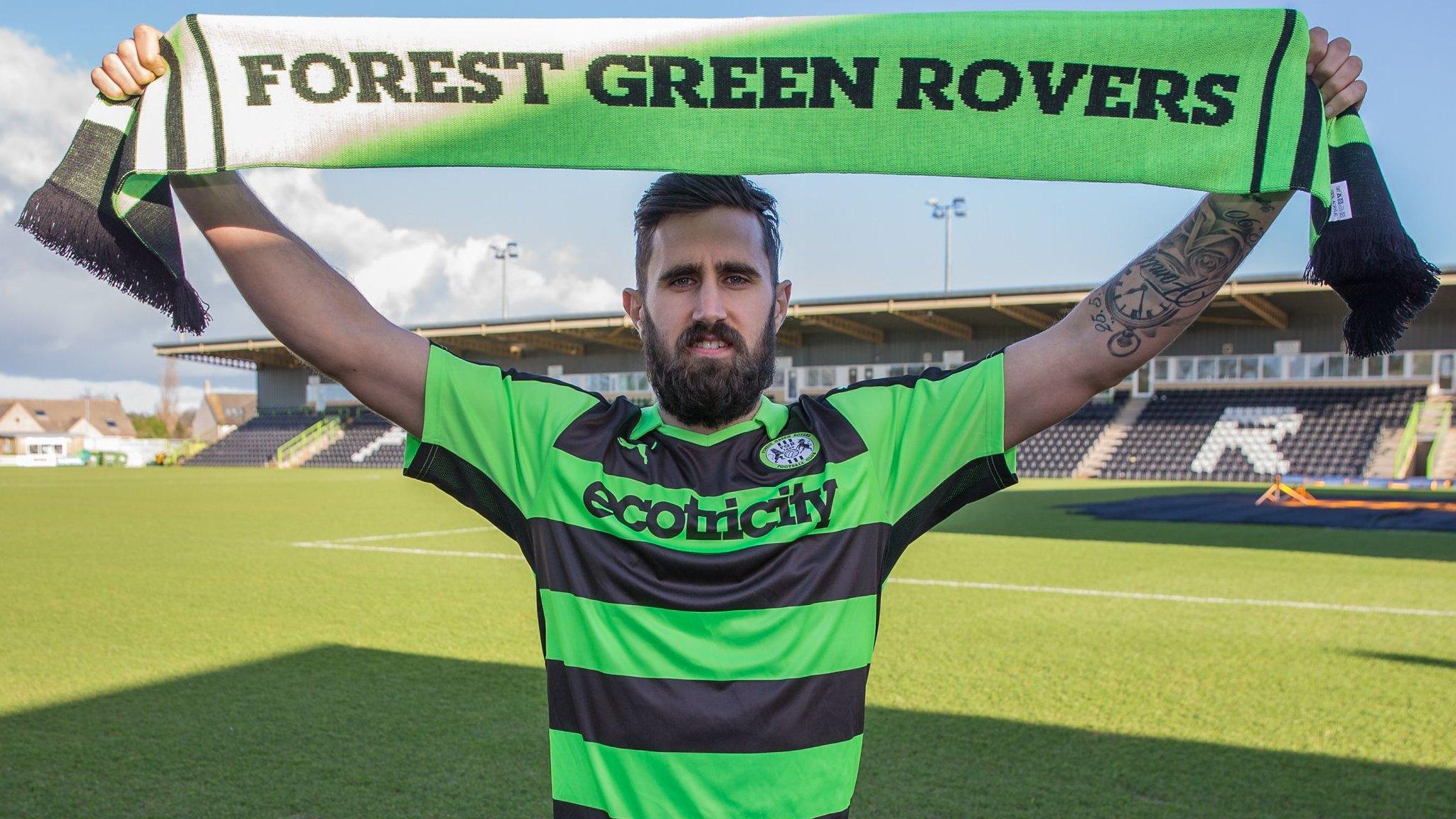 Chris Clements is unveiled by Forest Green Rovers