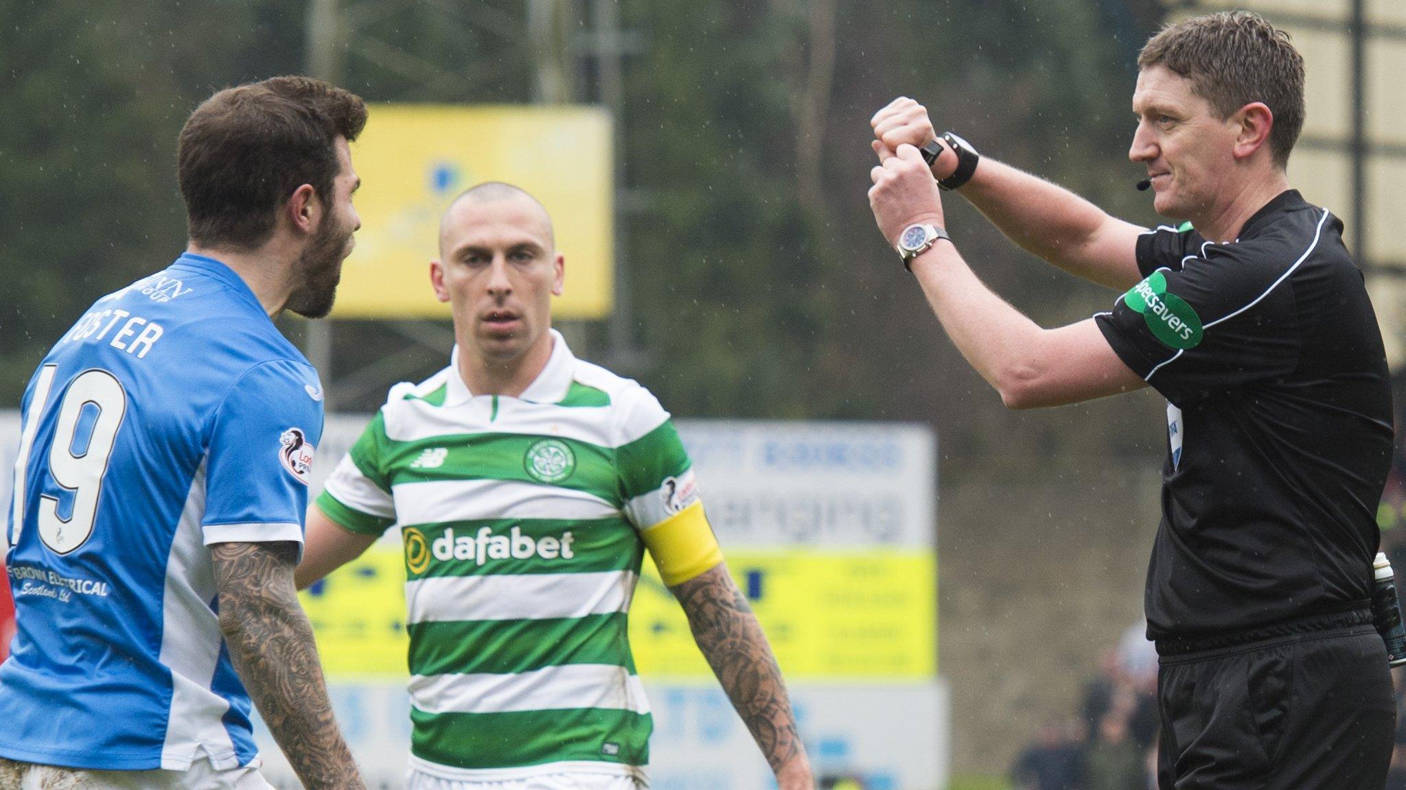 Craig Thomson awards a penalty