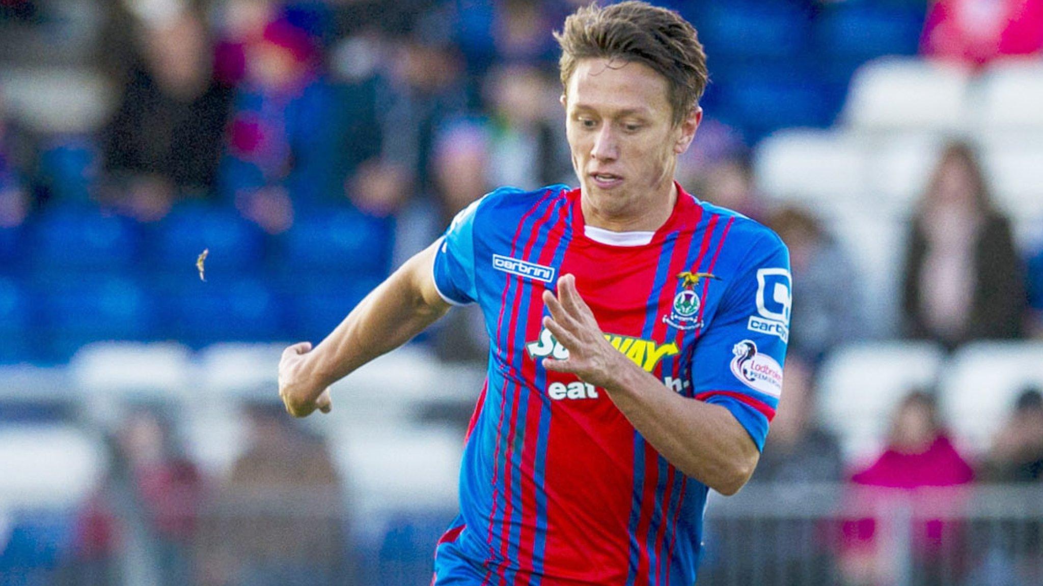 Inverness midfielder Danny Williams