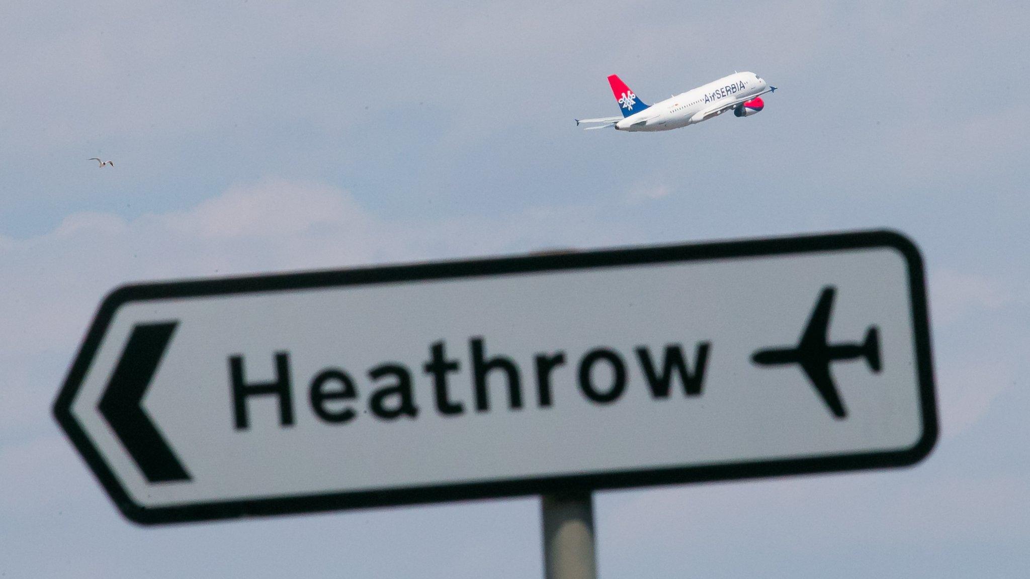 Heathrow sign