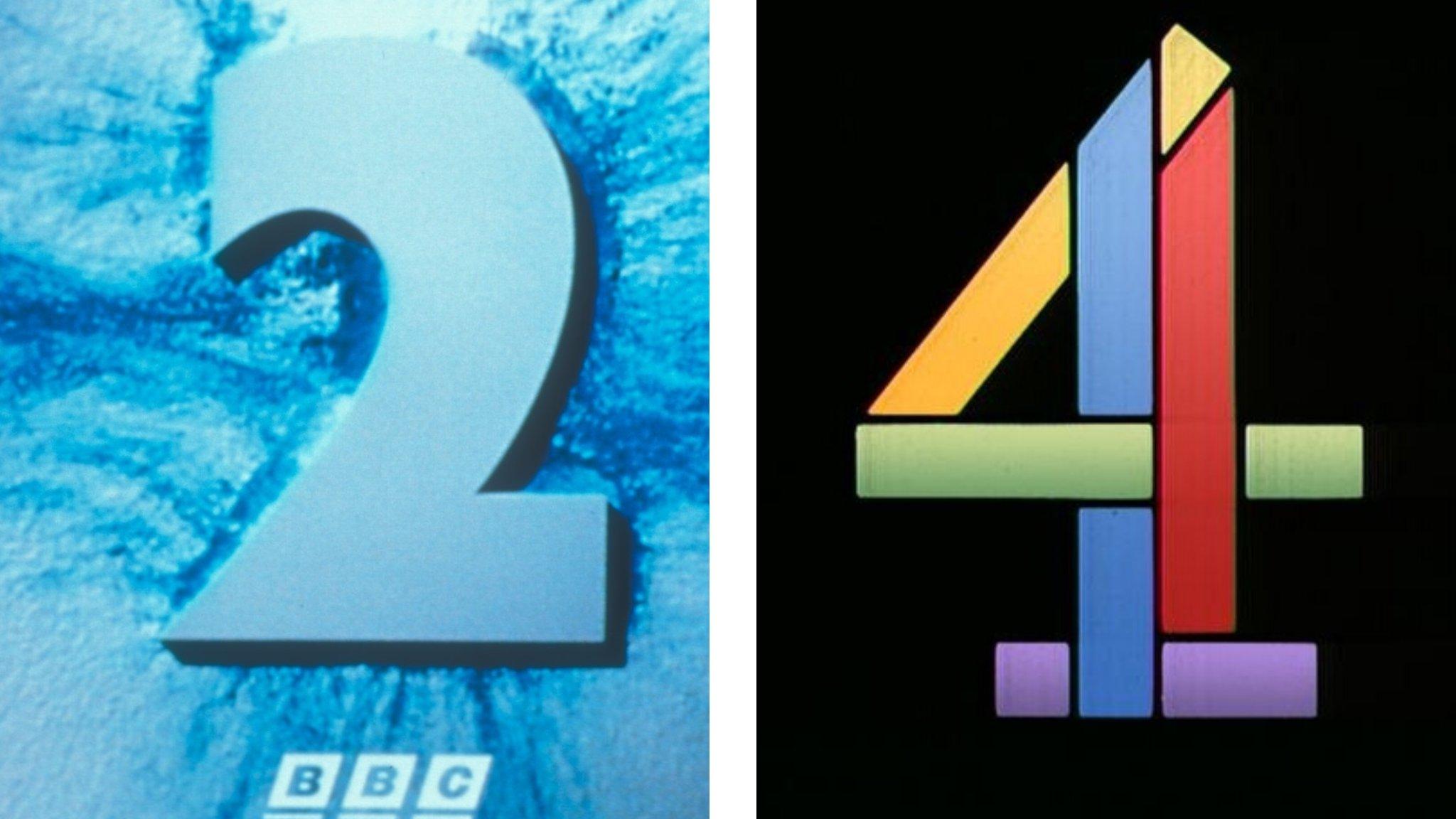 BBC Two and Channel 4 idents