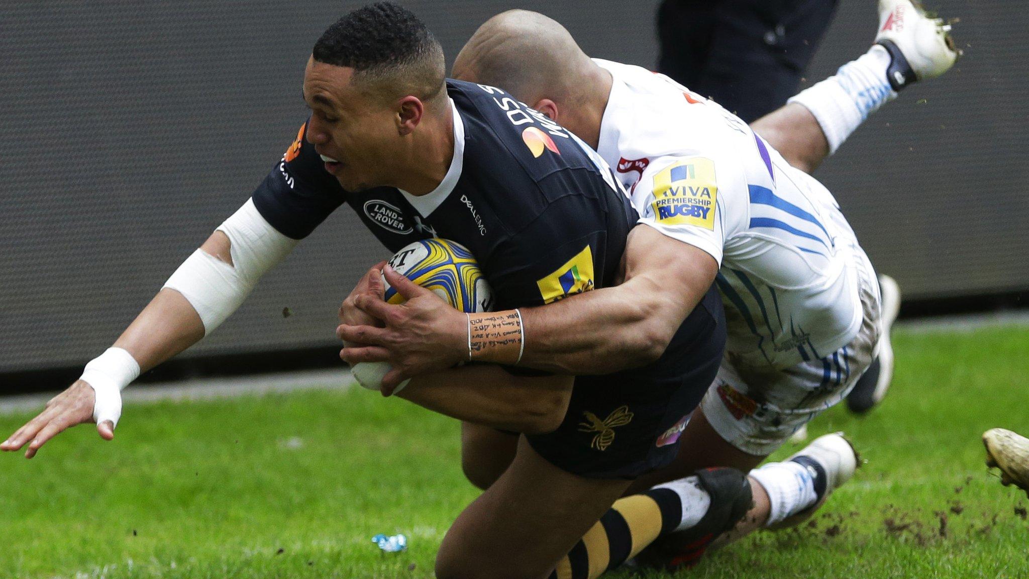 Marcus Watson scores Wasps' opening try