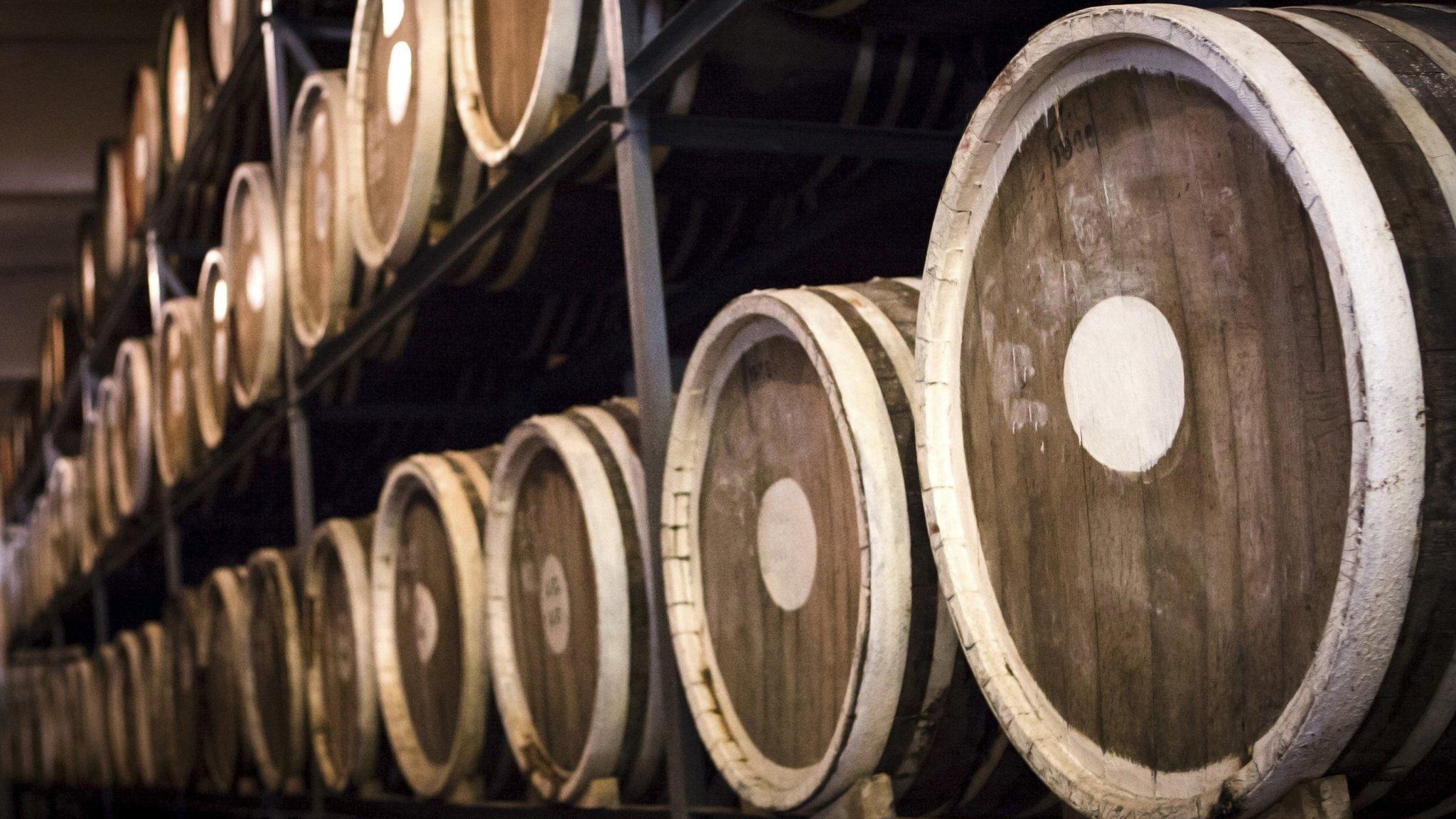 Whisky barrels