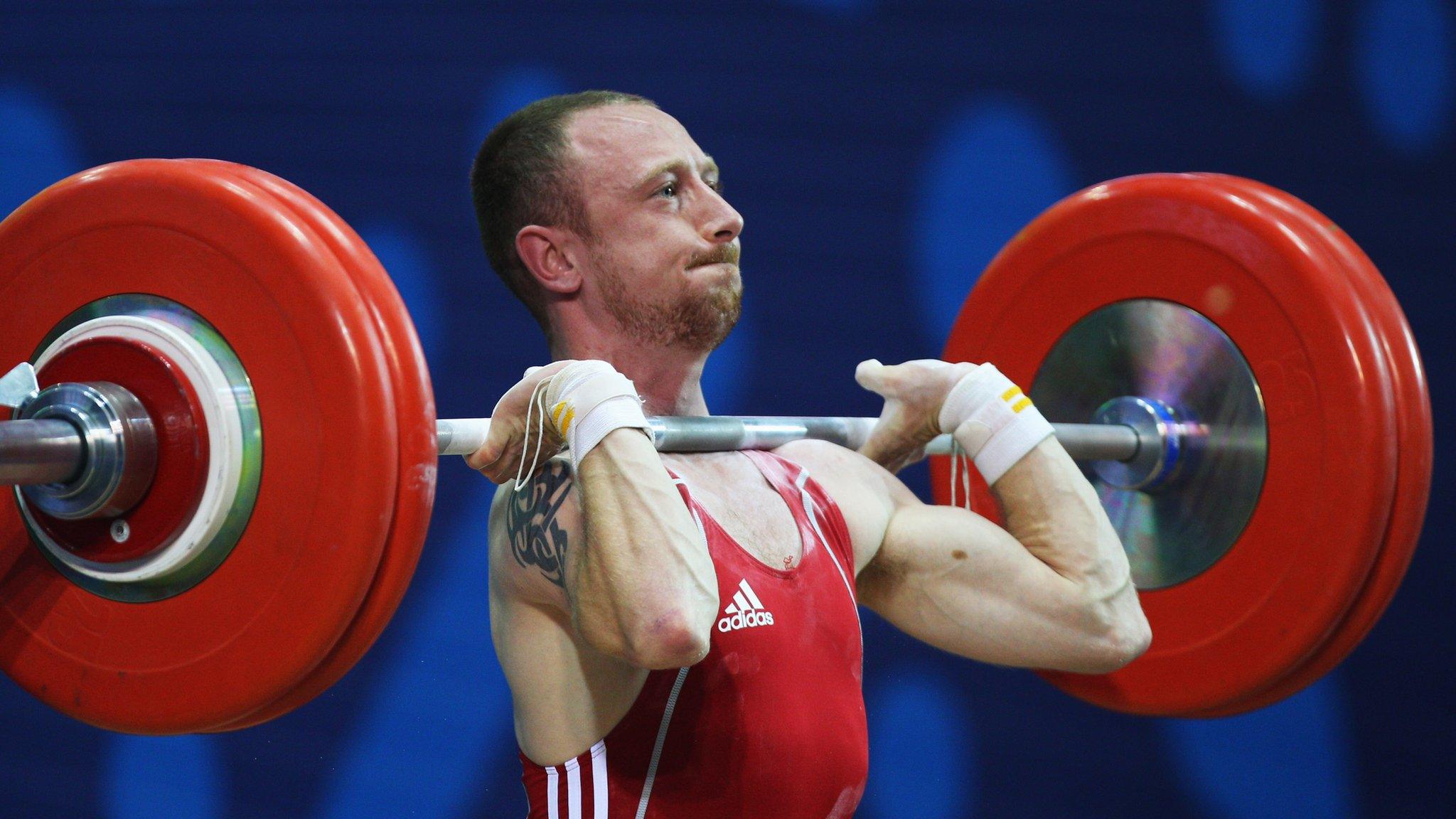 Gareth Evans finished fifth in the men's 62kg event at Glasgow 2014