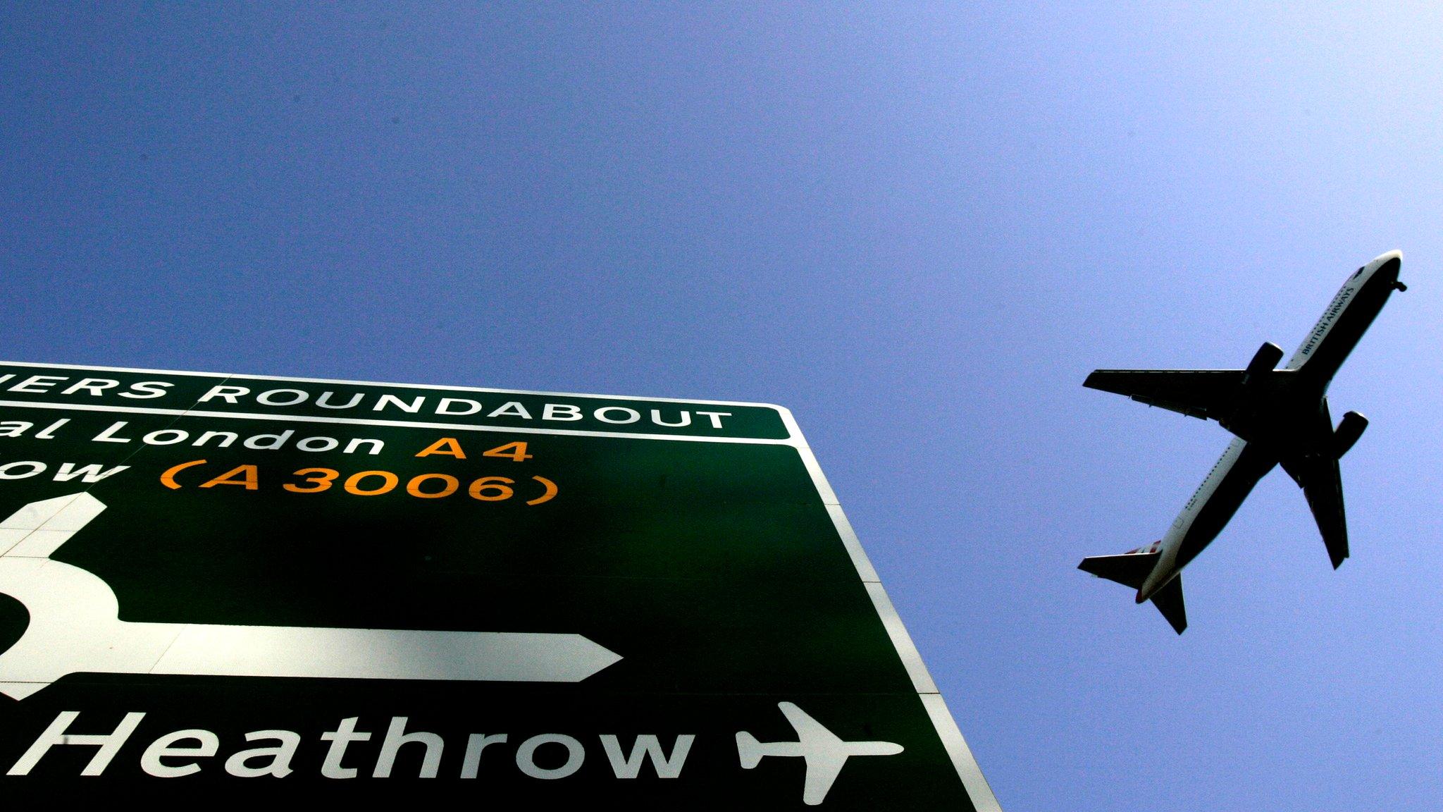 Heathrow sign