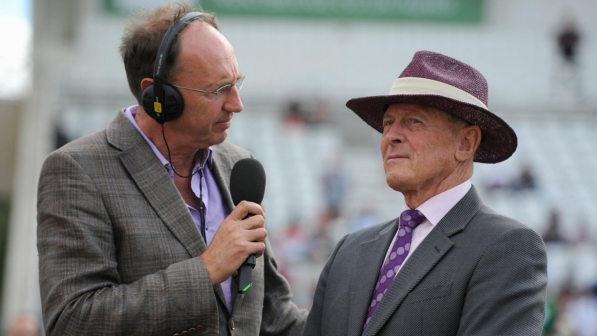 Jonathan Agnew and Geoffrey Boycott