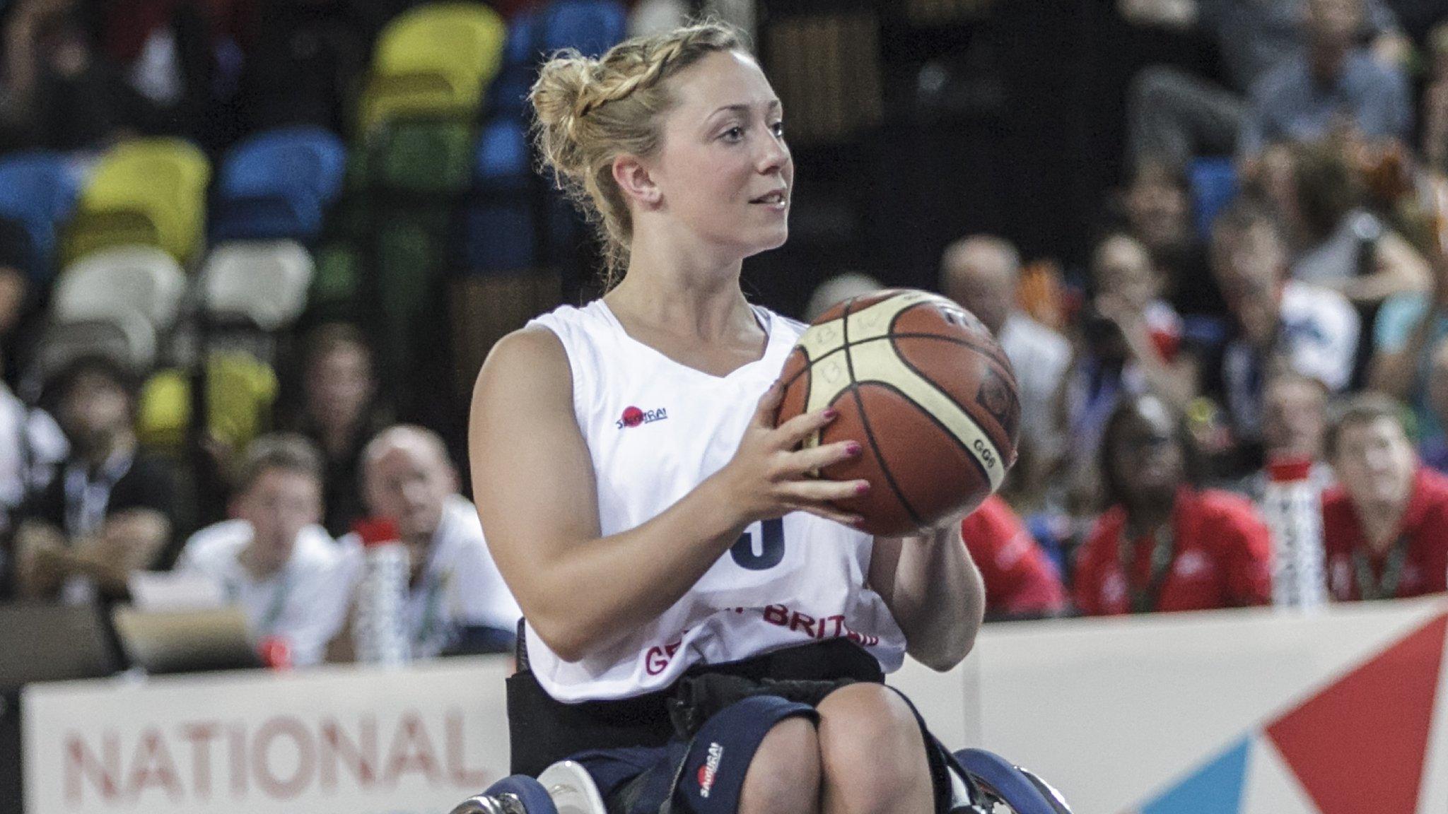 Great Britain wheelchair basketball women's captain Sophie Carrigill