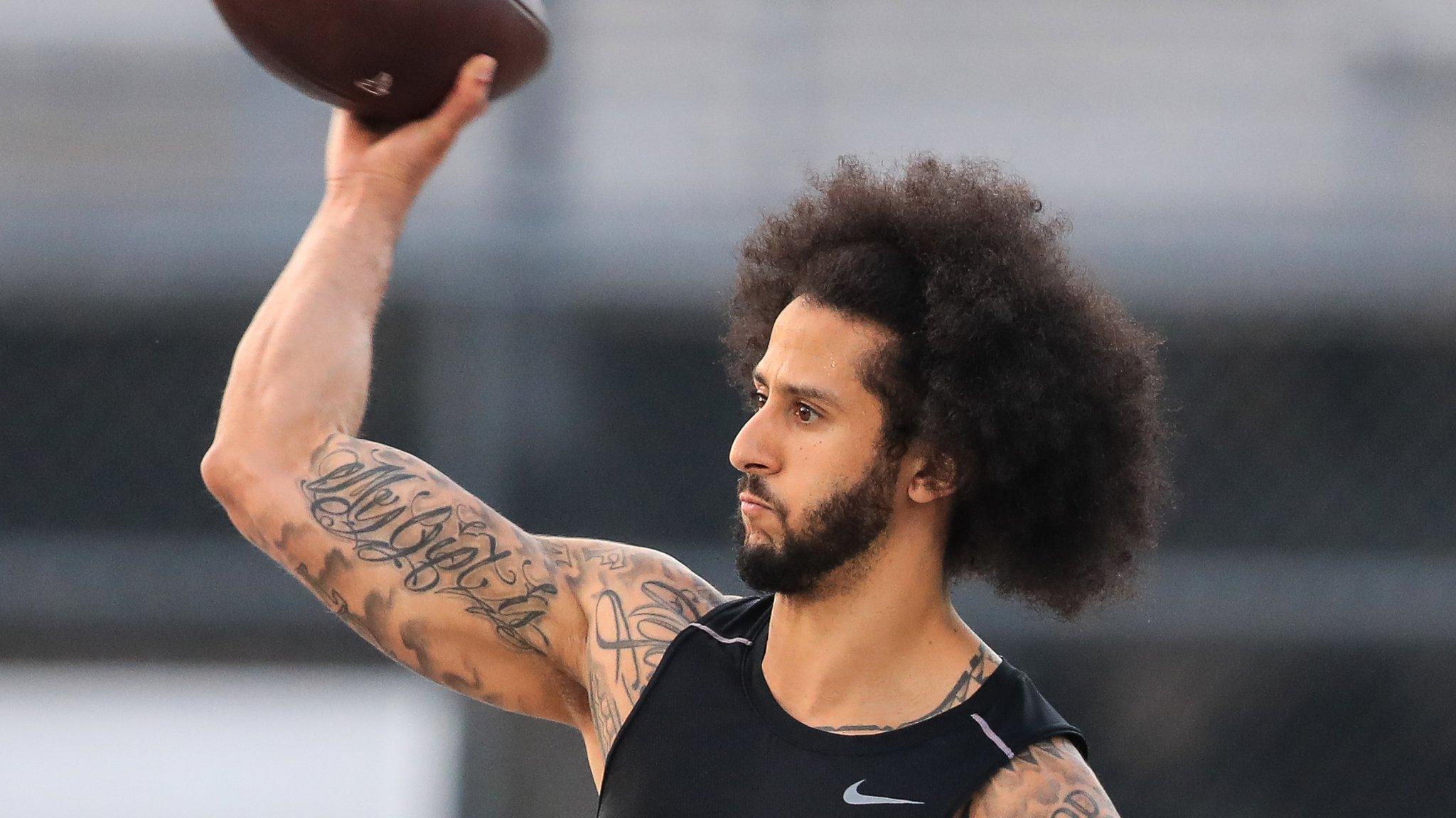 Colin Kaepernick in Georgia on Saturday