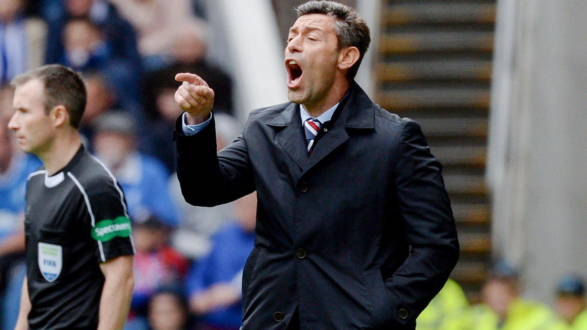 Rangers manager Pedro Caixinha