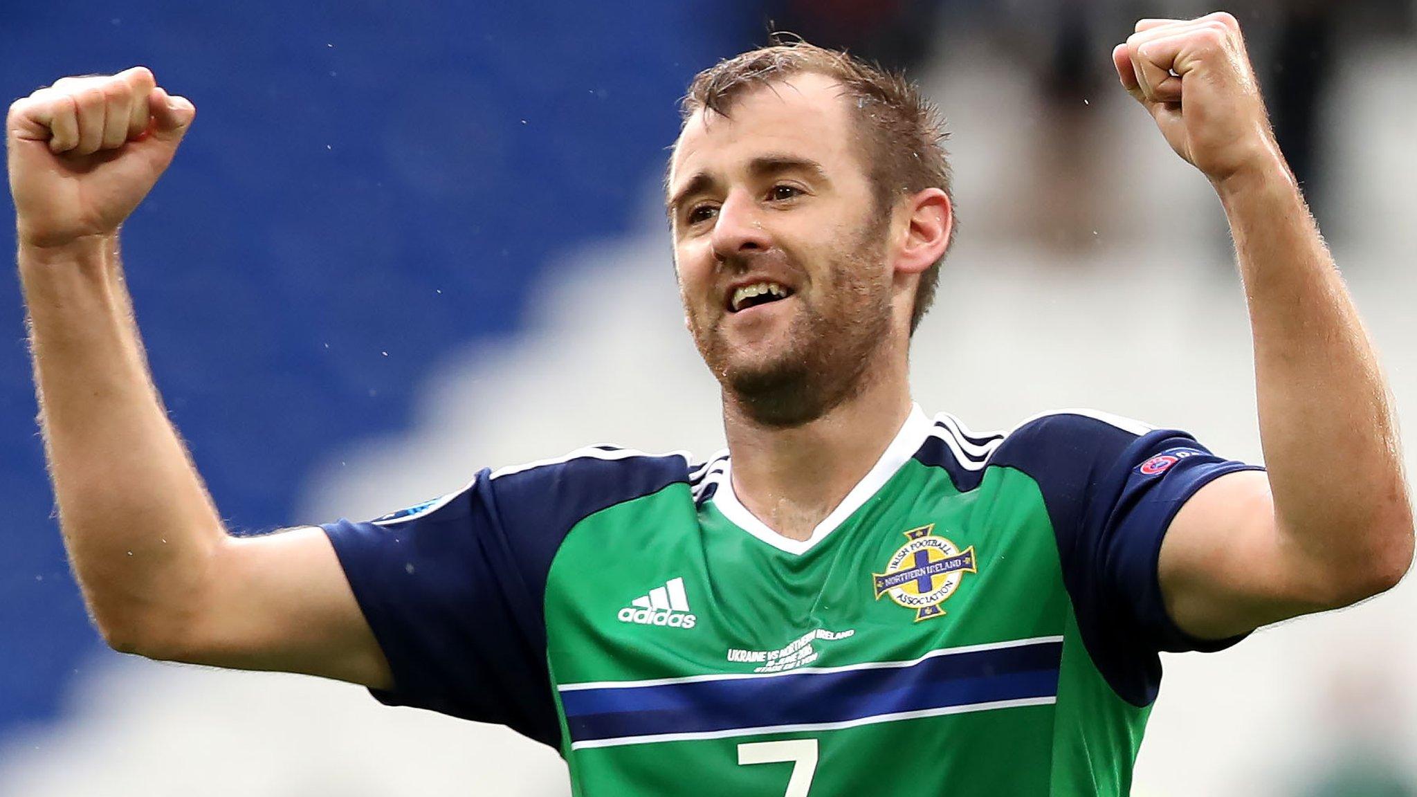 Niall McGinn's injury-time goal sealed Northern Ireland's 2-0 win over Ukraine in Lyon